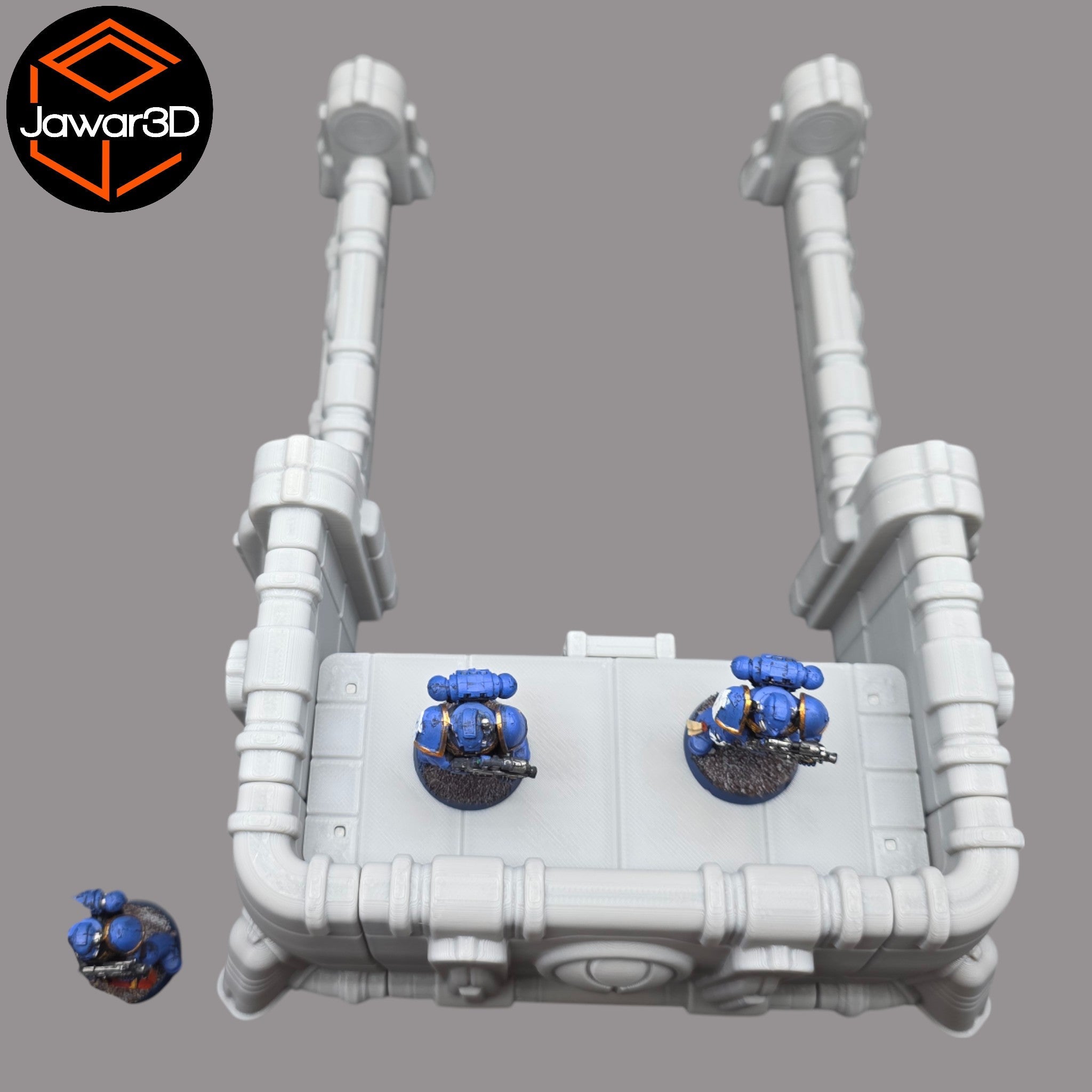 Ethereal Base #2 - 28mm Wargaming Scatter Terrain Scenery Tabletop Miniature Jawar3d