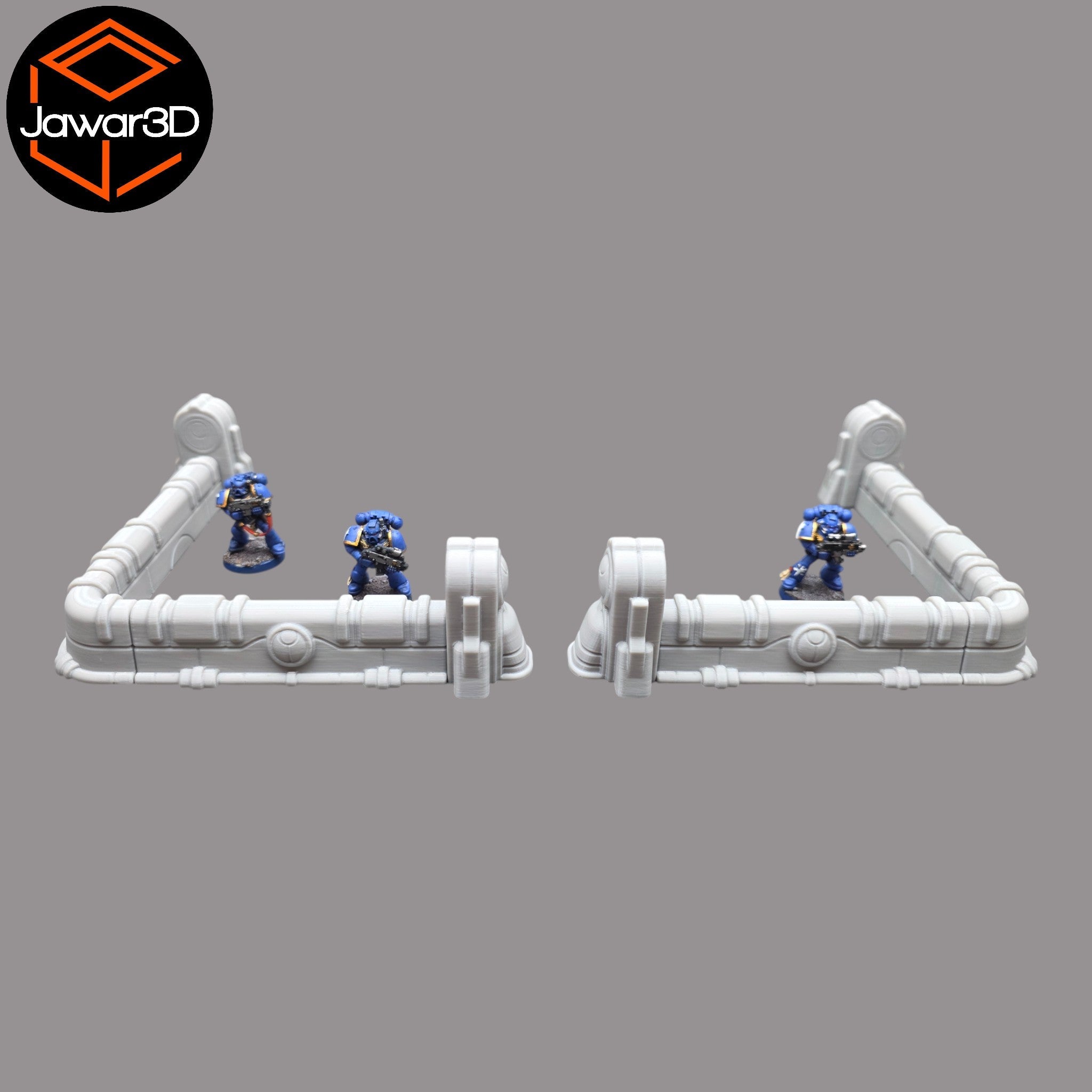 Ethereal Walls - 28mm Wargaming Scatter Terrain Scenery Tabletop Miniature Jawar3d