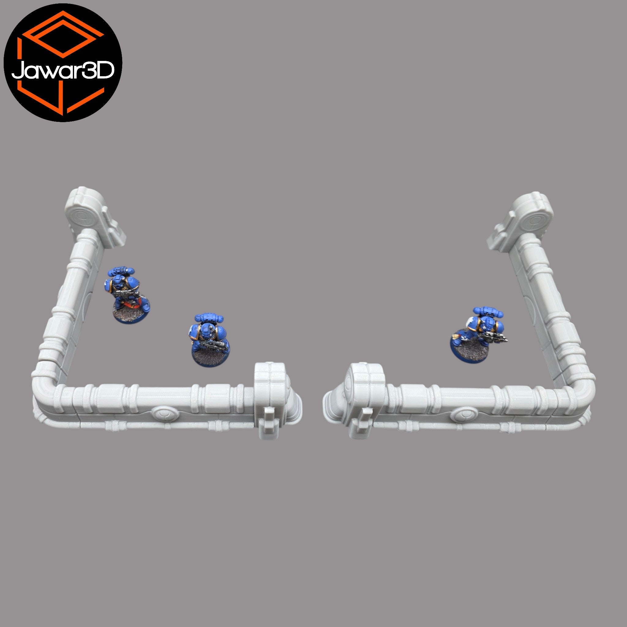Ethereal Walls - 28mm Wargaming Scatter Terrain Scenery Tabletop Miniature Jawar3d