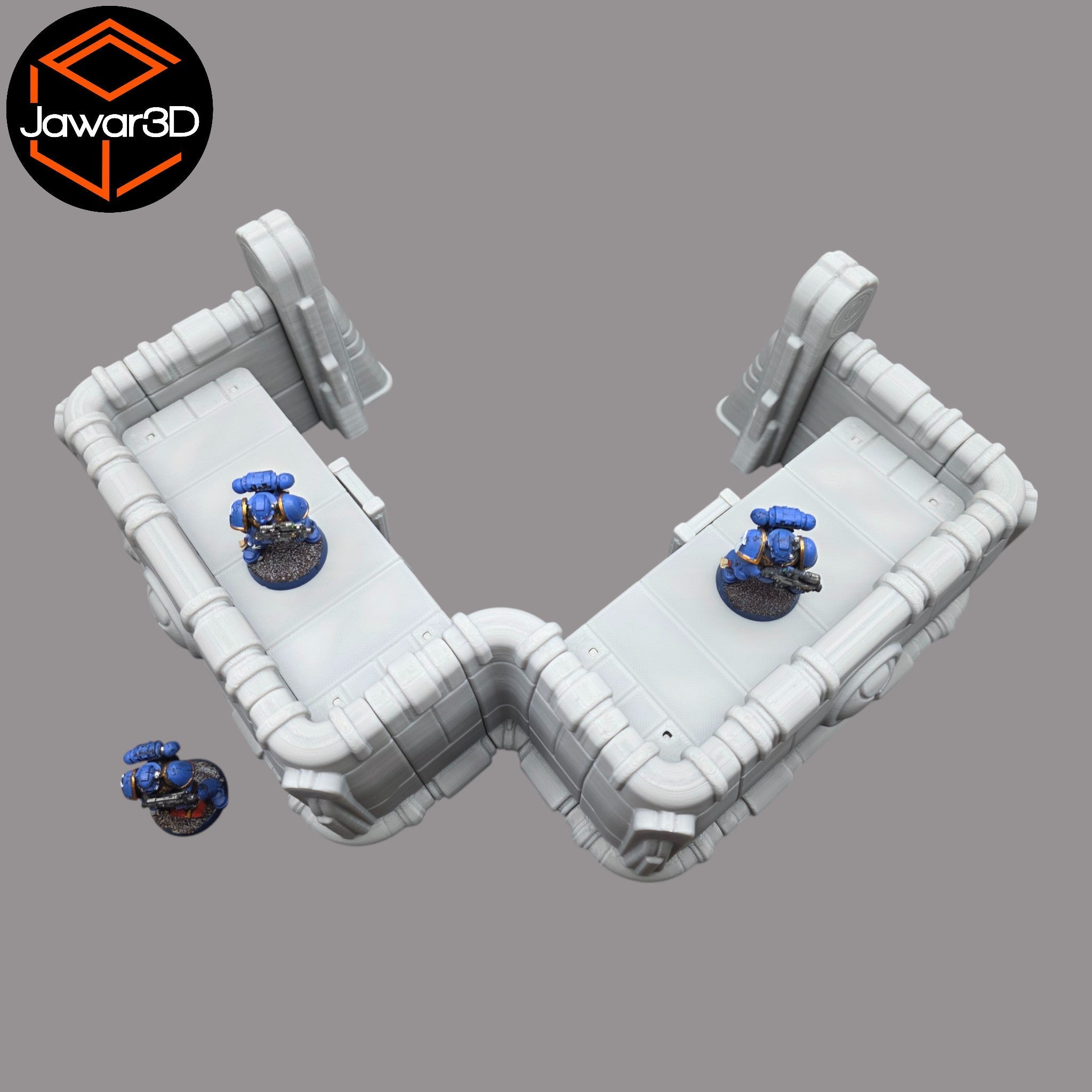 Ethereal Base #4 - 28mm Wargaming Scatter Terrain Scenery Tabletop Miniature Jawar3d