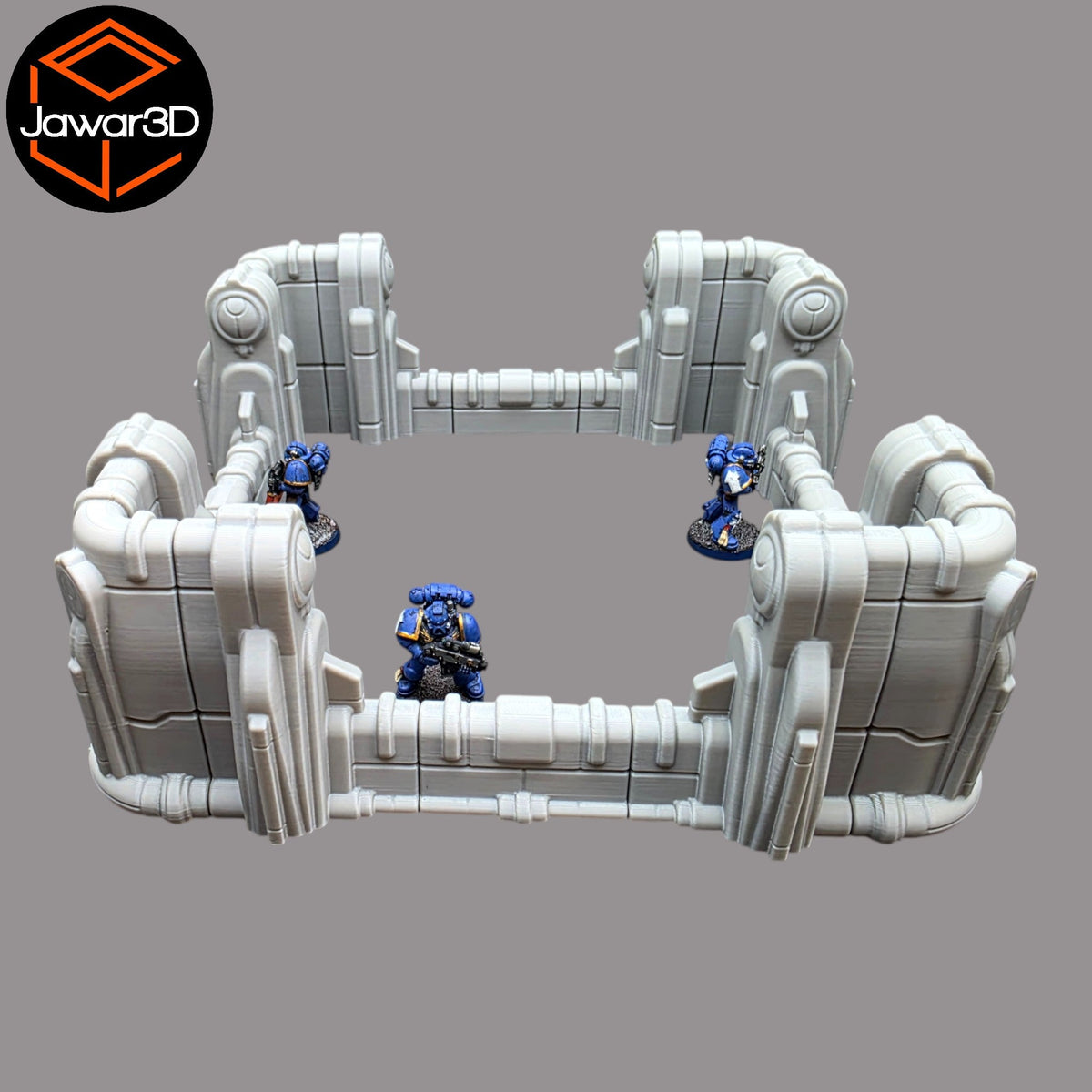 Ethereal Defense Post - 28mm Wargaming Scatter Terrain Scenery Tabletop Miniature Jawar3d