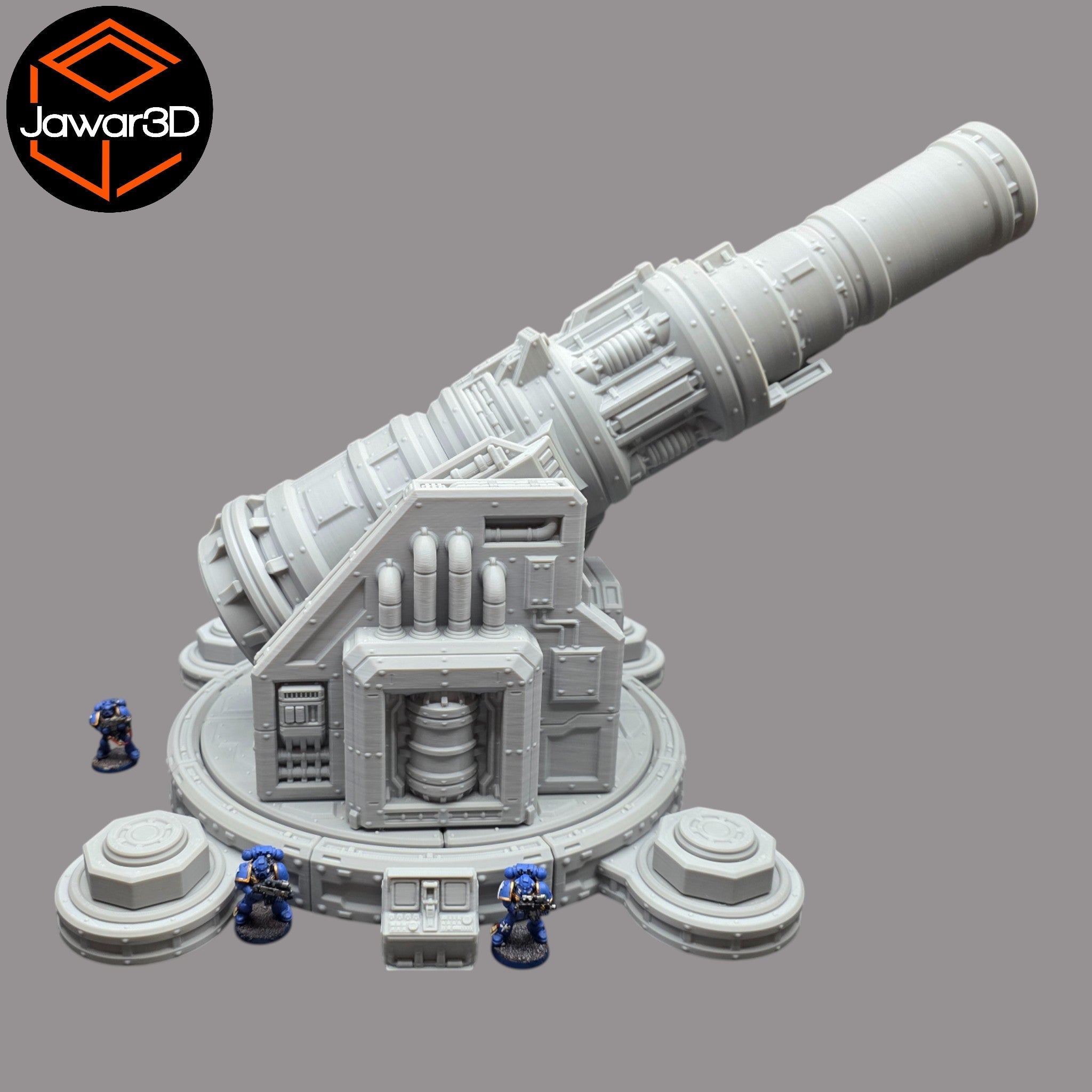 Big Gun - 28mm Wargaming Scatter Terrain Scenery Tabletop Miniature Jawar3d