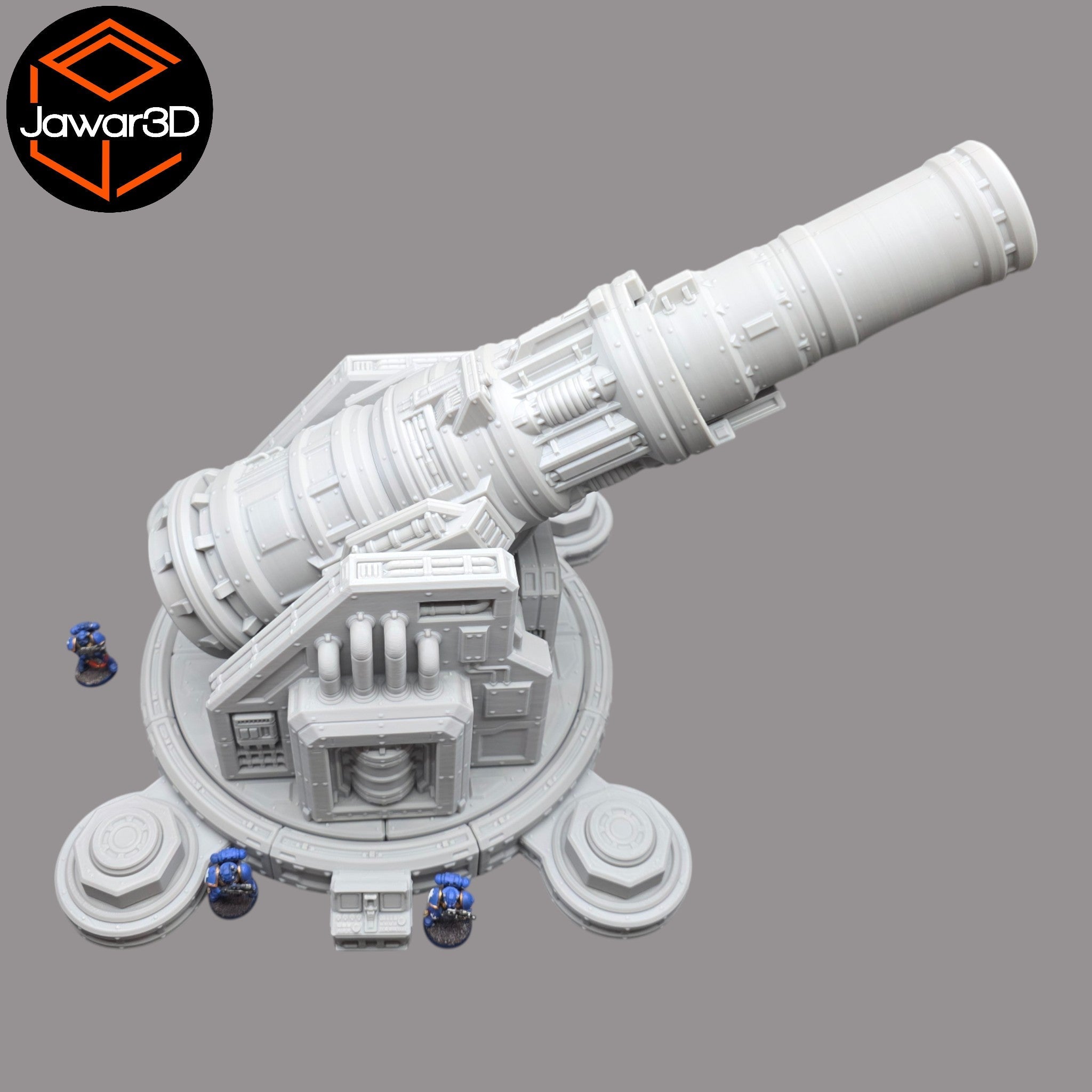 Big Gun - 28mm Wargaming Scatter Terrain Scenery Tabletop Miniature Jawar3d