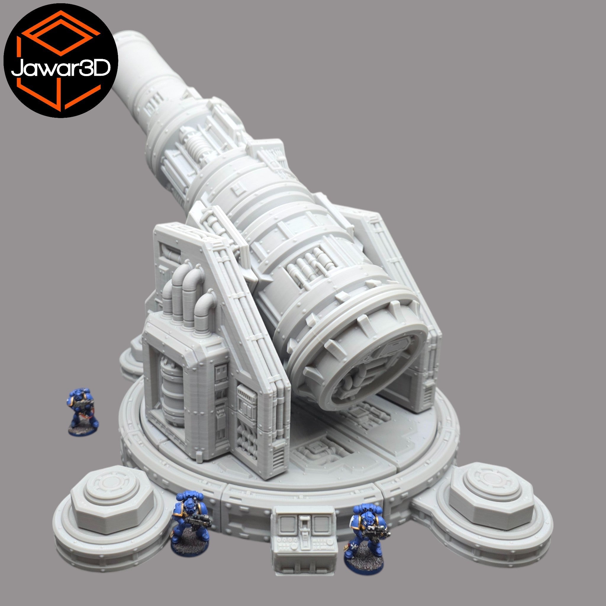 Big Gun - 28mm Wargaming Scatter Terrain Scenery Tabletop Miniature Jawar3d