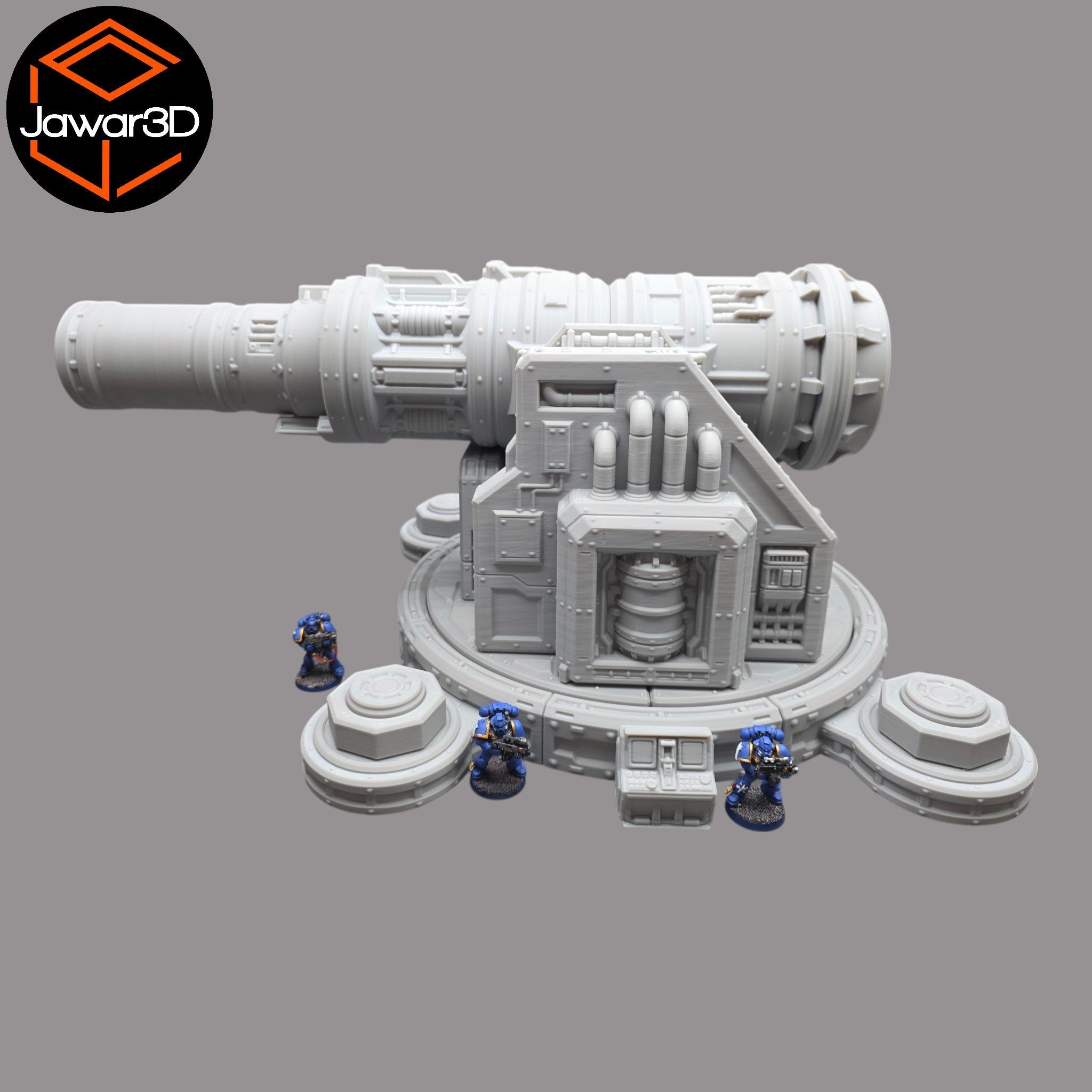 Big Gun - 28mm Wargaming Scatter Terrain Scenery Tabletop Miniature Jawar3d