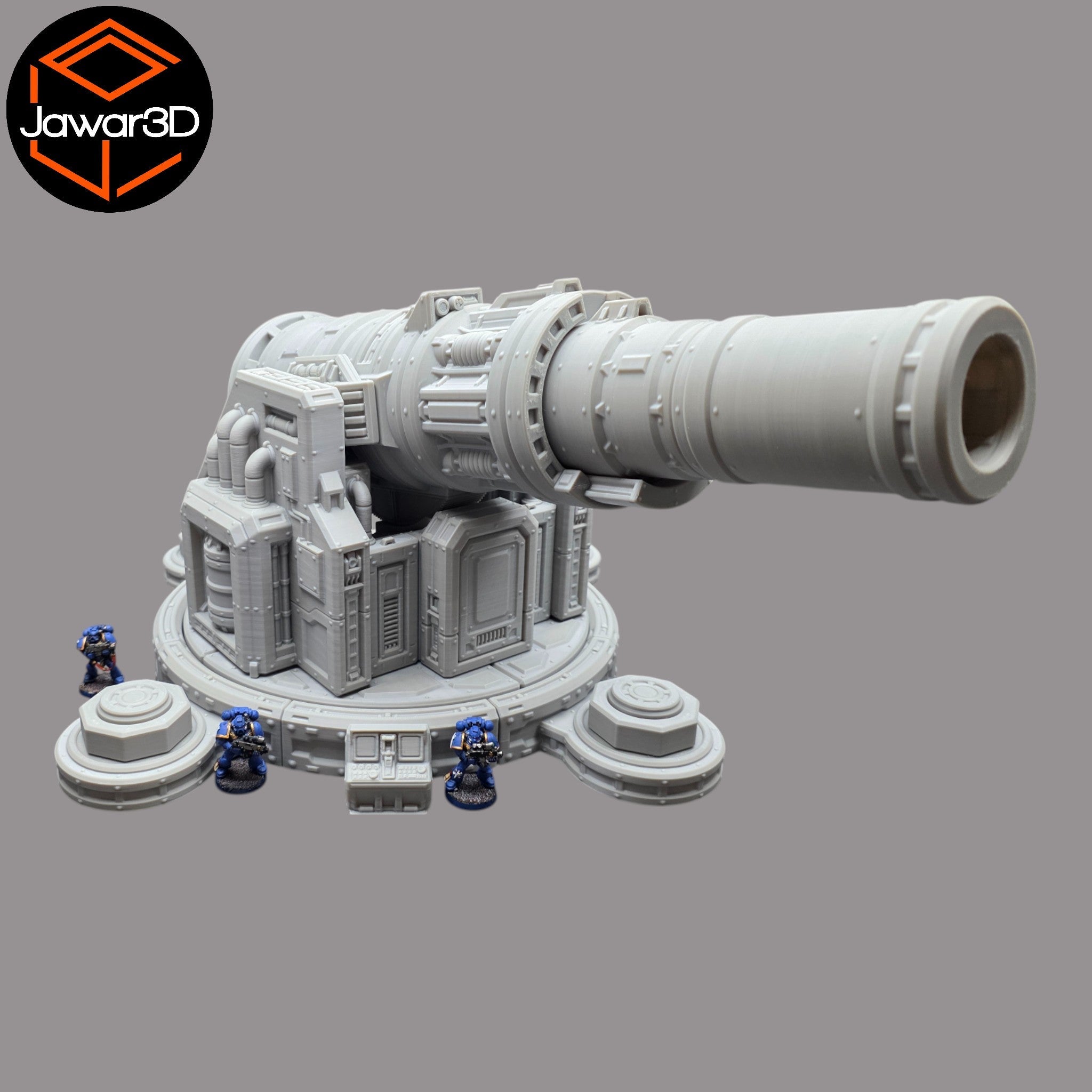 Big Gun - 28mm Wargaming Scatter Terrain Scenery Tabletop Miniature Jawar3d
