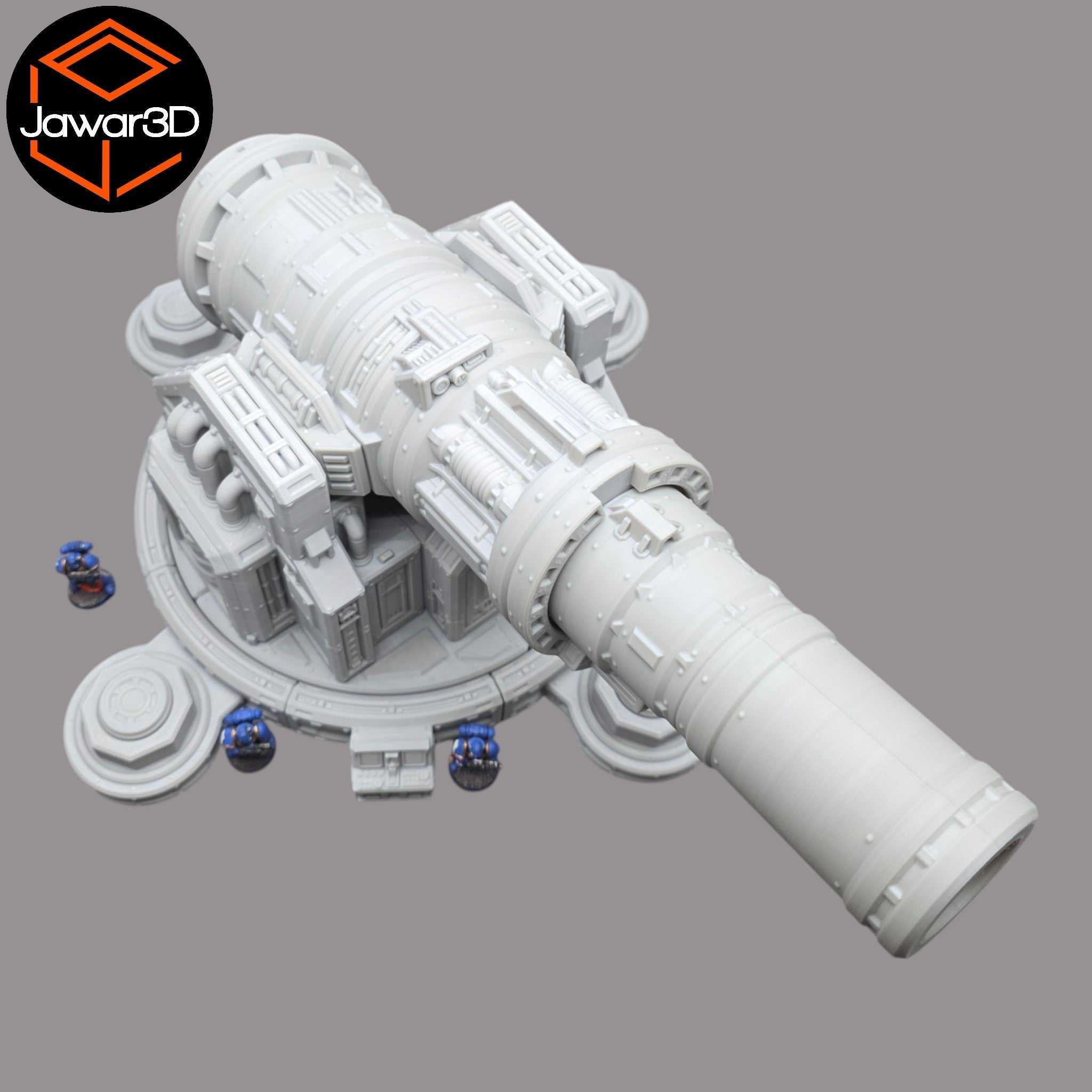 Big Gun - 28mm Wargaming Scatter Terrain Scenery Tabletop Miniature Jawar3d