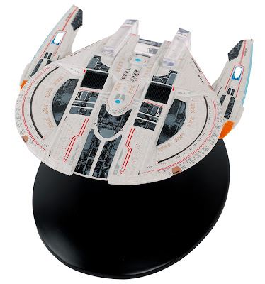 #17 U.S.S. Edison NCC-95160 Federation Temporal Warship Model Diecast Ship STO (Eaglemoss / Star Trek) Real Merch