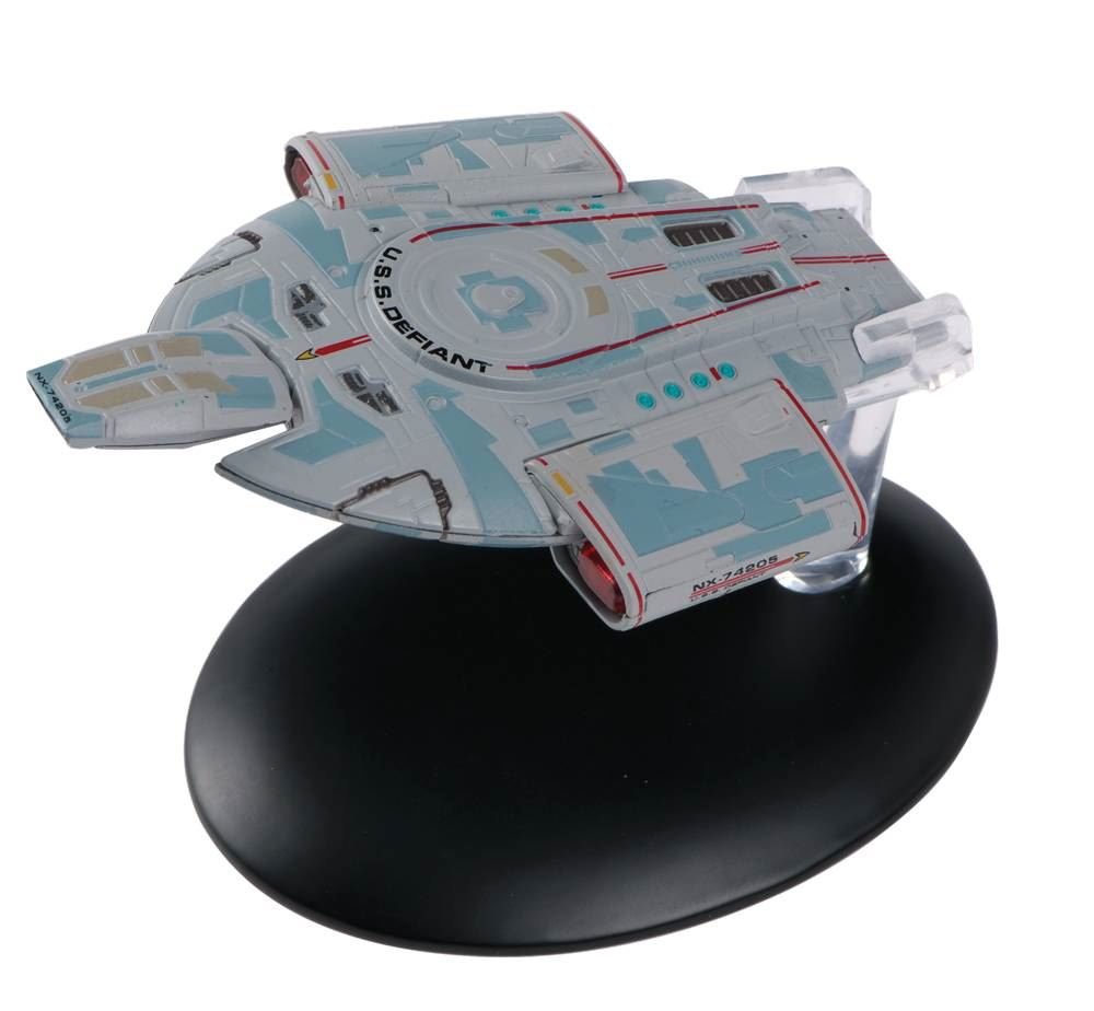 #07 U.S.S. Defiant NX-74205 (Defiant-class) Diecast Model Ship (Eaglemoss / Star Trek) Real Merch