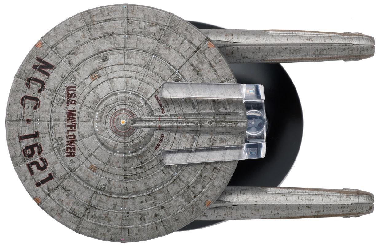 #27 U.S.S. Mayflower NCC-1621 (Mayflower-type) Starship Diecast Model Ship BONUS ISSUE (Eaglemoss / Star Trek) Real Merch