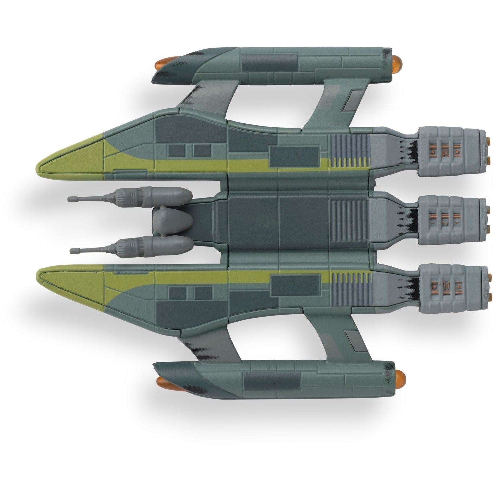#139 Vaadwaur Assault Fighter Model Die Cast Ship (Eaglemoss / Star Trek) Real Merch