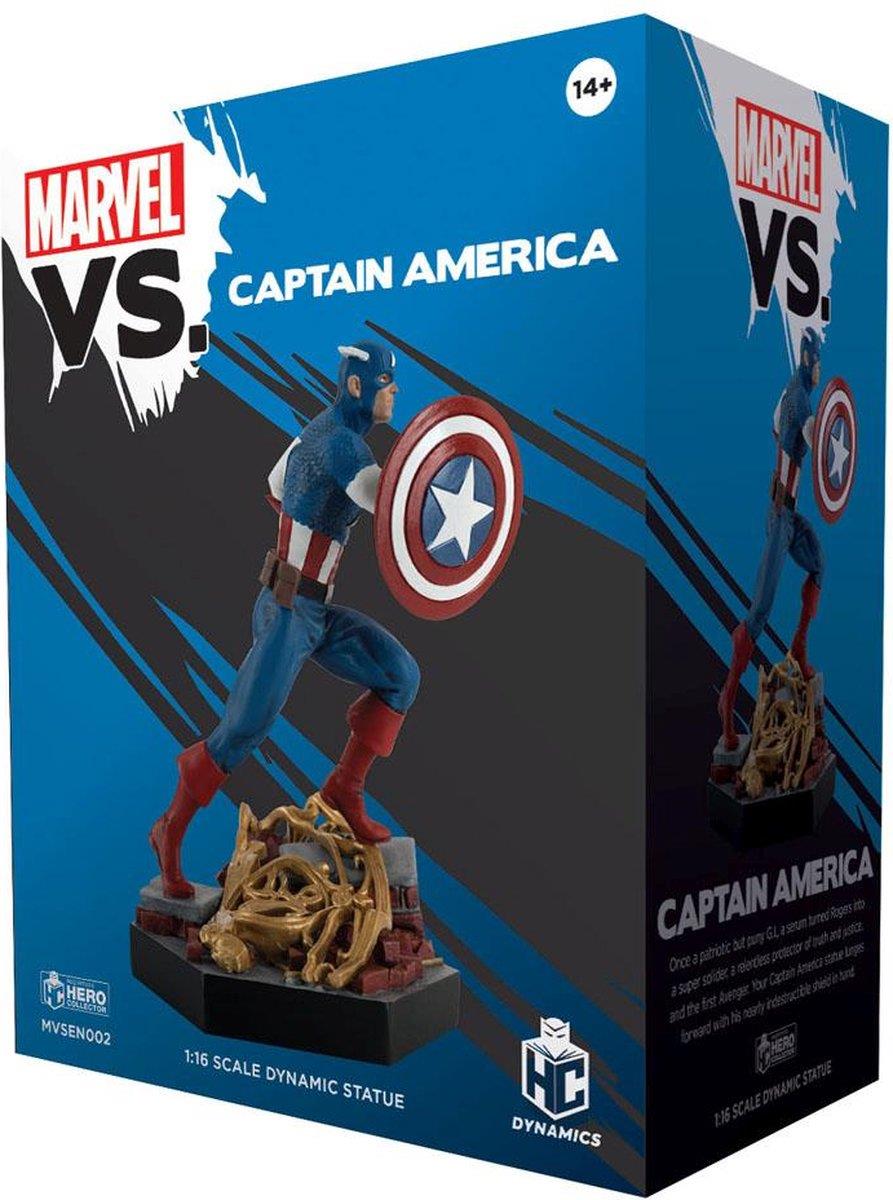 #2 MARVEL VS. CAPTAIN AMERICA 1:16 Scale Dynamic Statue Figure MVSEN002 (Eaglemoss) Real Merch