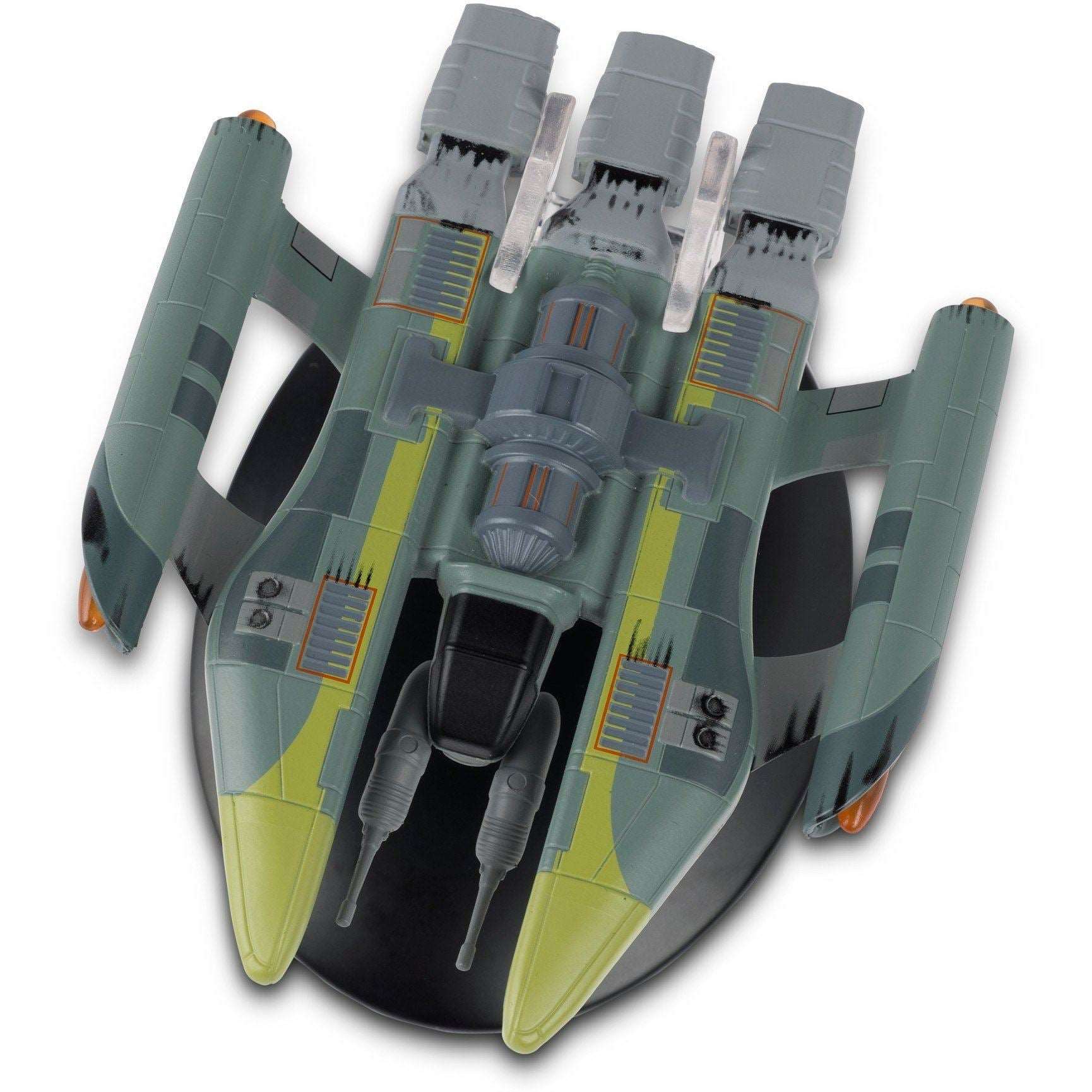 #139 Vaadwaur Assault Fighter Model Die Cast Ship (Eaglemoss / Star Trek) Real Merch