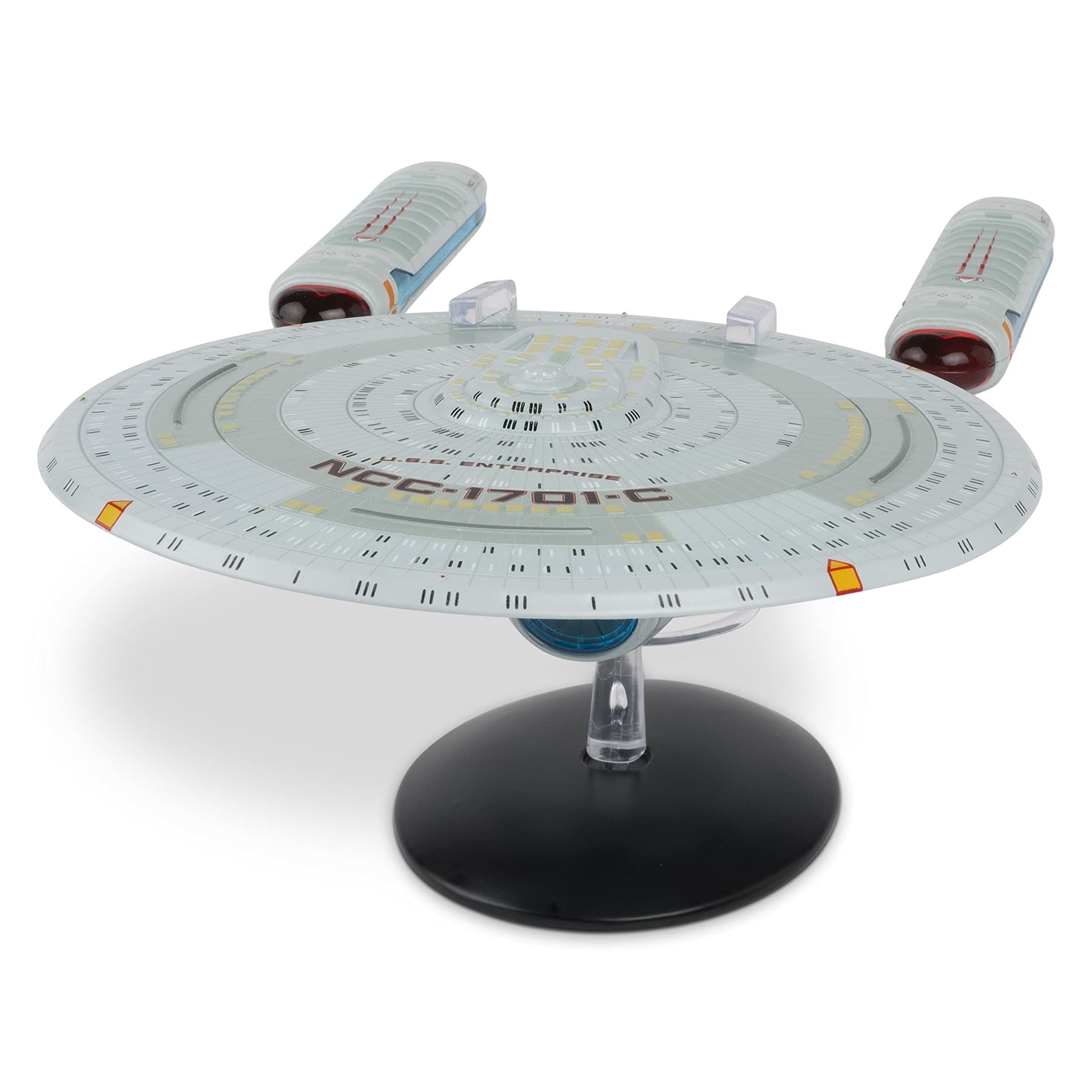 #10 U.S.S. Enterprise NCC-1701-C XL EDITION Model Die Cast Ship (Eaglemoss / Star Trek) Real Merch