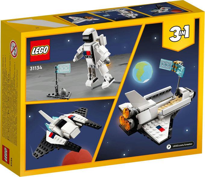 Lego Creator 3 in 1 31134 Space Shuttle Playset for Ages 6 and Up Curious Minds