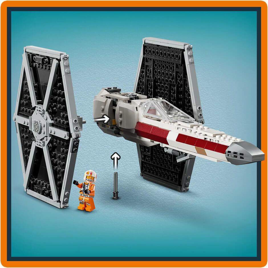 Lego Star Wars 75393 TIE Fighter & X-Wing Mash-up Playset for Ages 10+ Curious Minds
