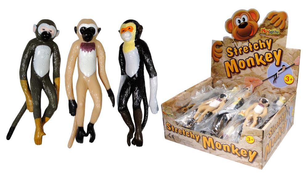 Children's Stretchy and Squishy Monkey Toy in Assorted Designs Curious Minds
