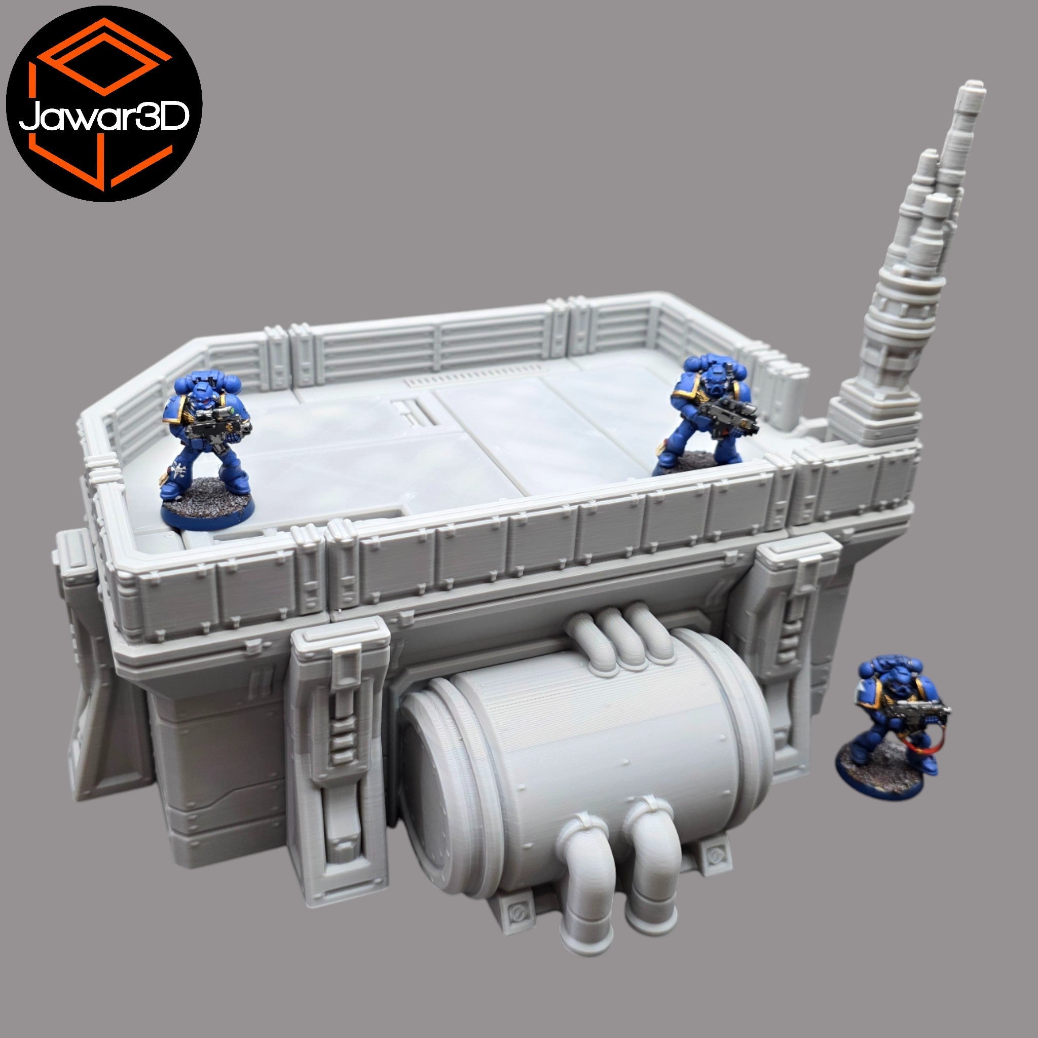 Outpost Cryolab - 28mm Wargaming Scatter Terrain Scenery Tabletop Miniature Jawar3d