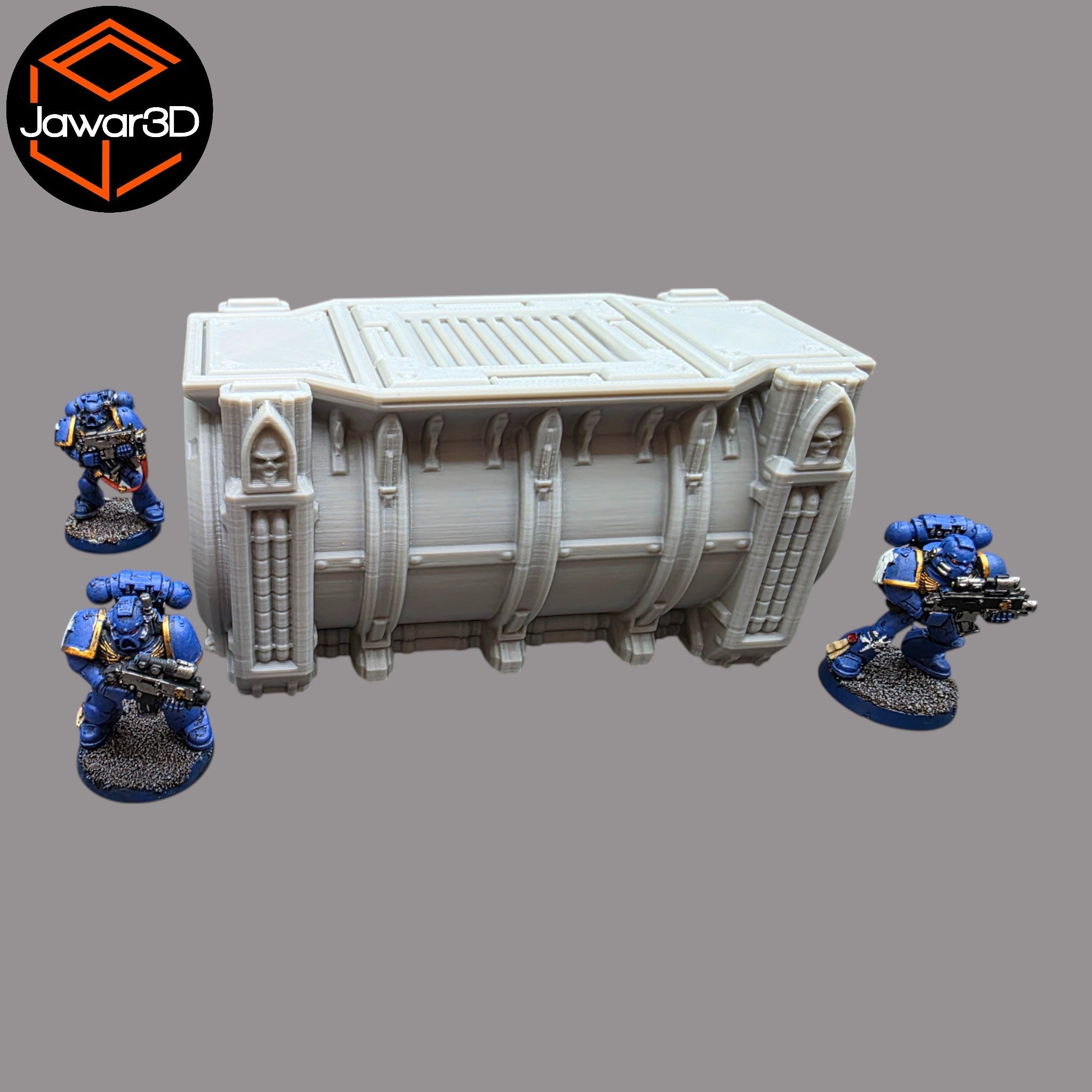 Gothic Container #1 - 28mm Wargaming Scatter Terrain Scenery Tabletop Miniature Jawar3d
