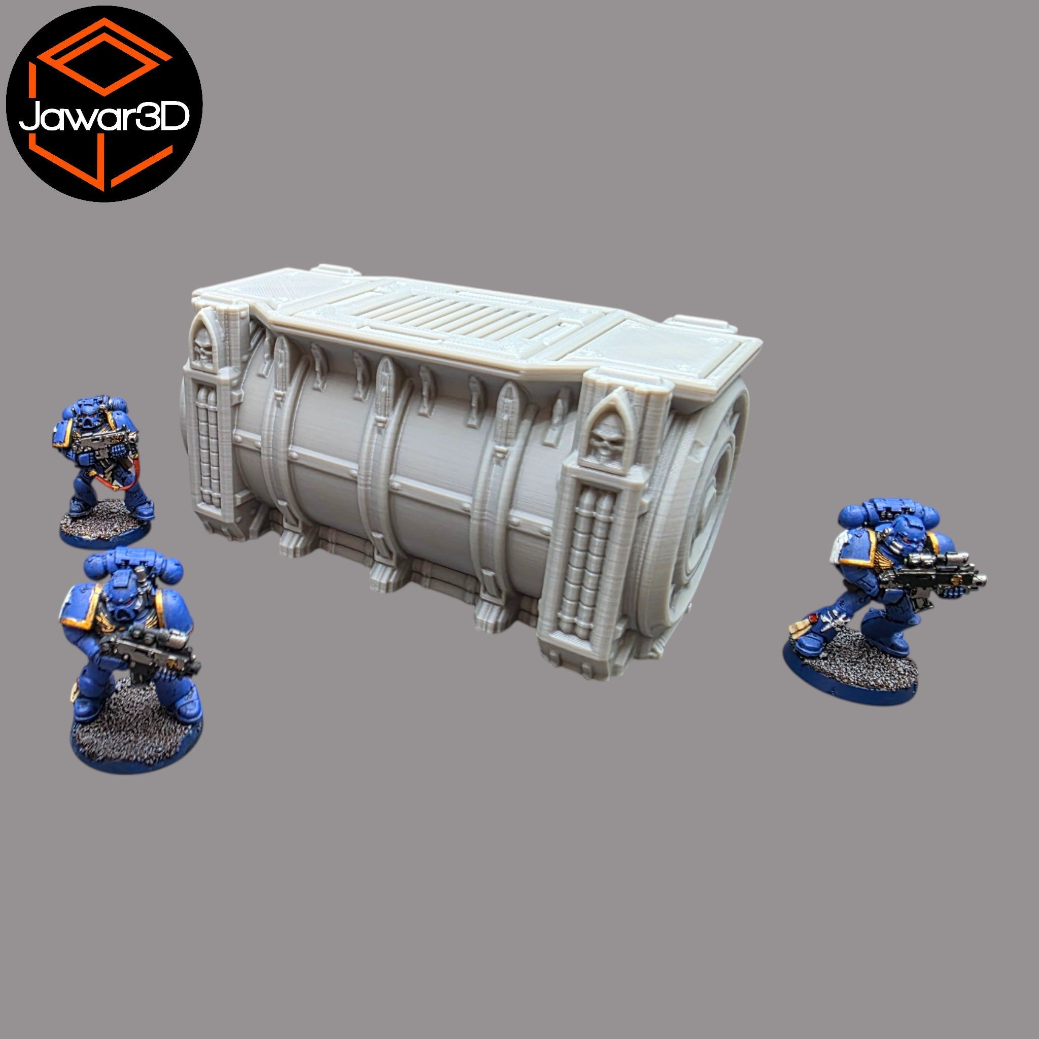 Gothic Container #1 - 28mm Wargaming Scatter Terrain Scenery Tabletop Miniature Jawar3d