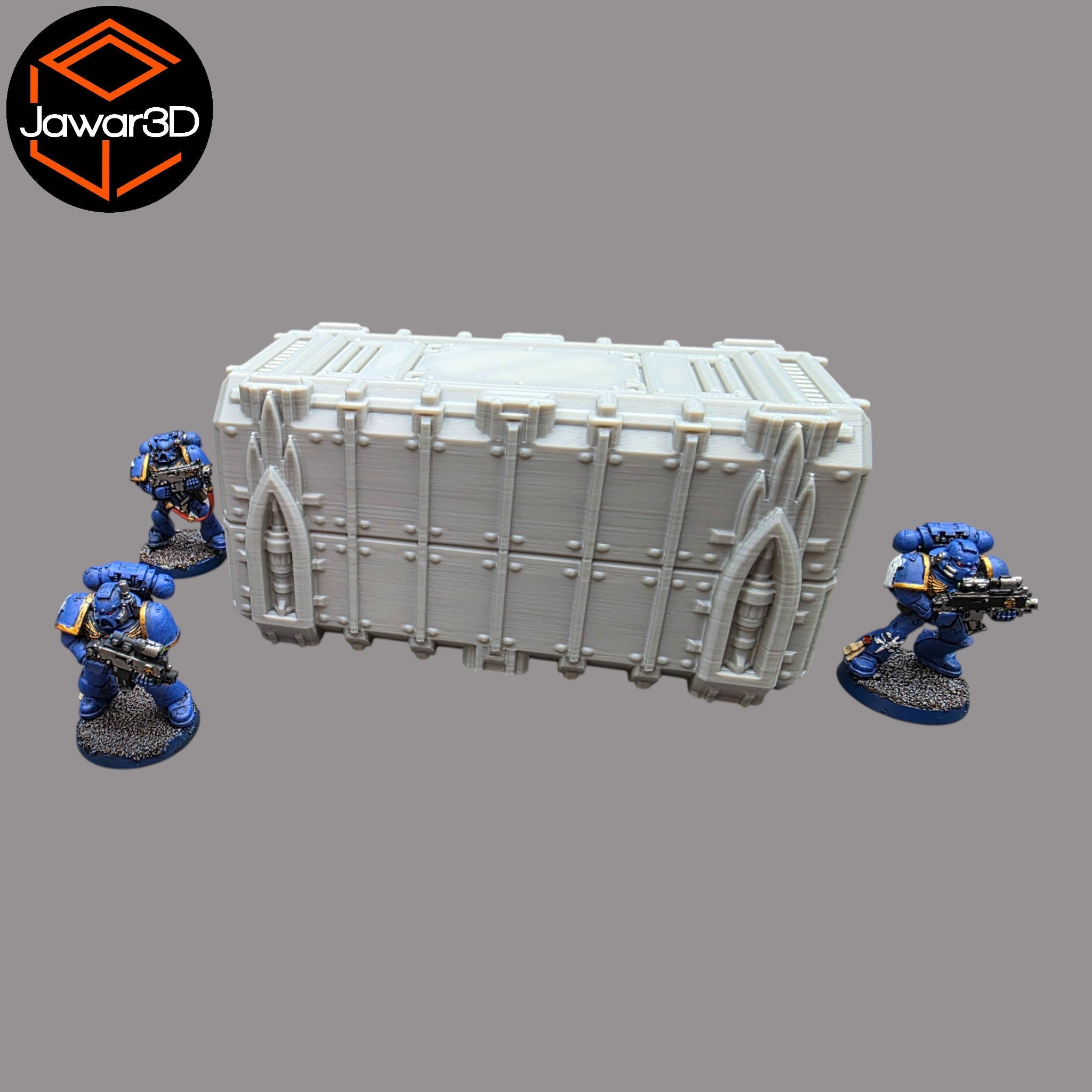 Gothic Container #2 - 28mm Wargaming Scatter Terrain Scenery Tabletop Miniature Jawar3d