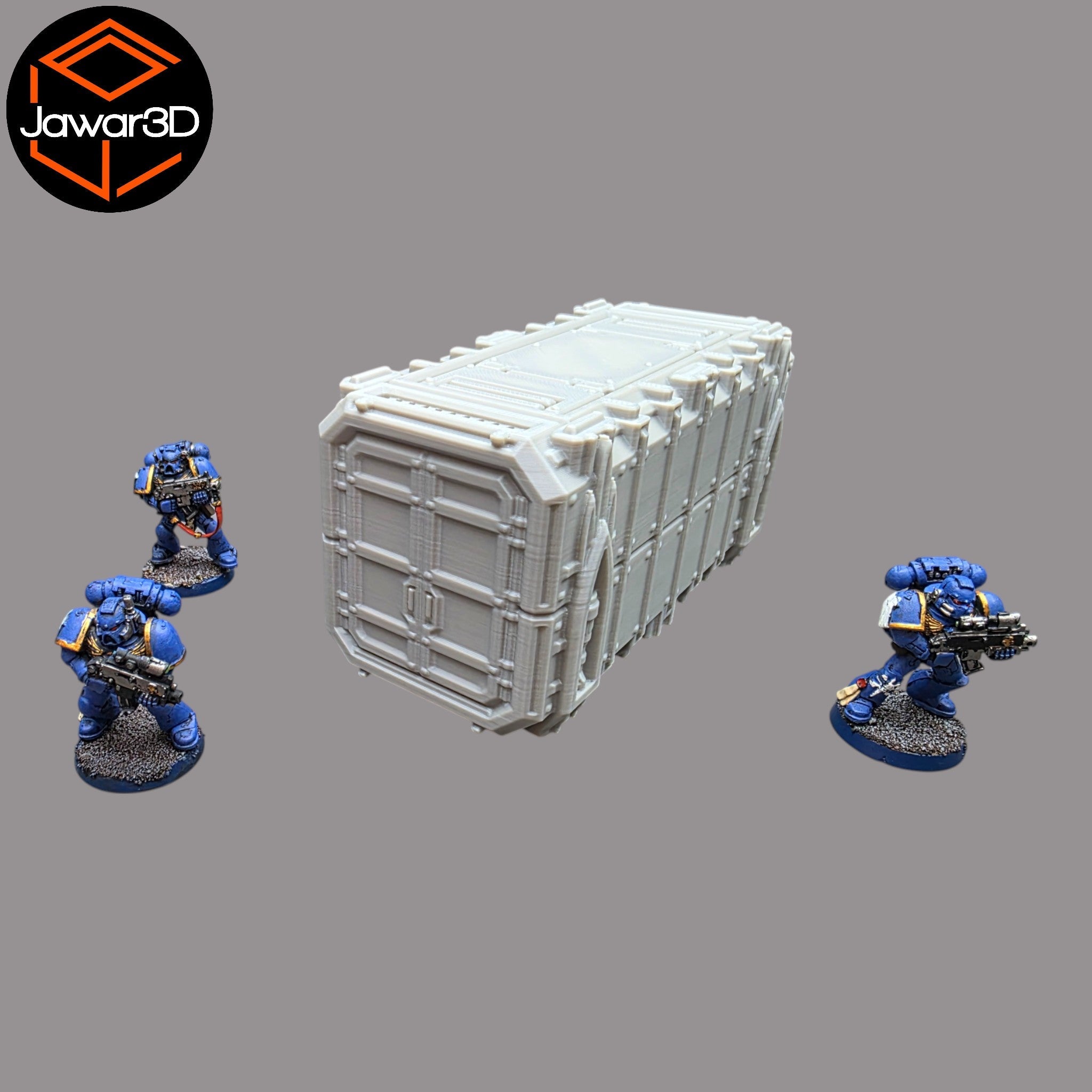 Gothic Container #2 - 28mm Wargaming Scatter Terrain Scenery Tabletop Miniature Jawar3d