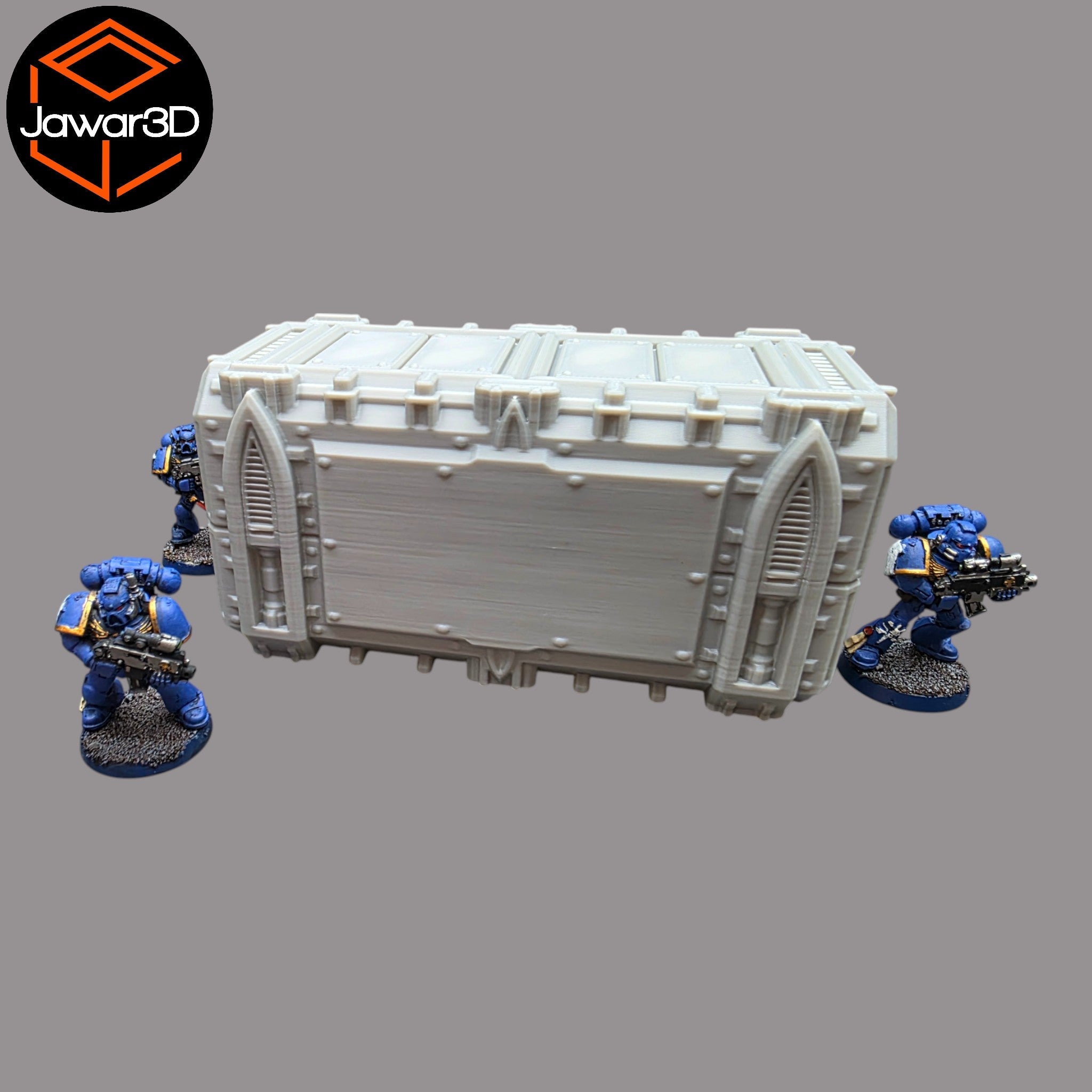 Gothic Container #3 - 28mm Wargaming Scatter Terrain Scenery Tabletop Miniature Jawar3d