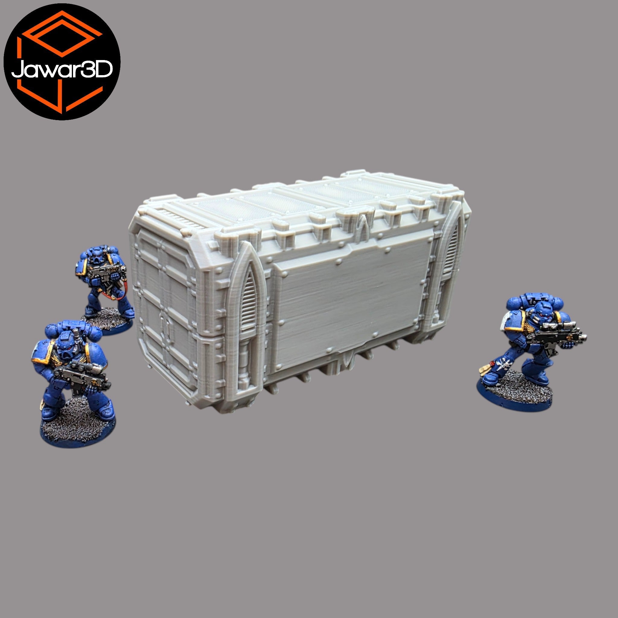 Gothic Container #3 - 28mm Wargaming Scatter Terrain Scenery Tabletop Miniature Jawar3d