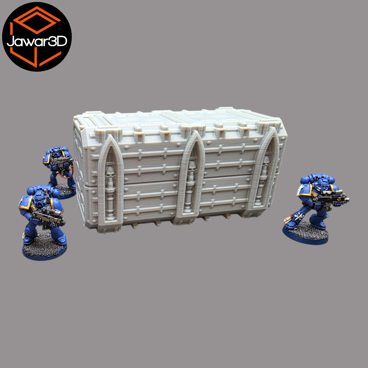 Gothic Container #4 - 28mm Wargaming Scatter Terrain Scenery Tabletop Miniature Jawar3d
