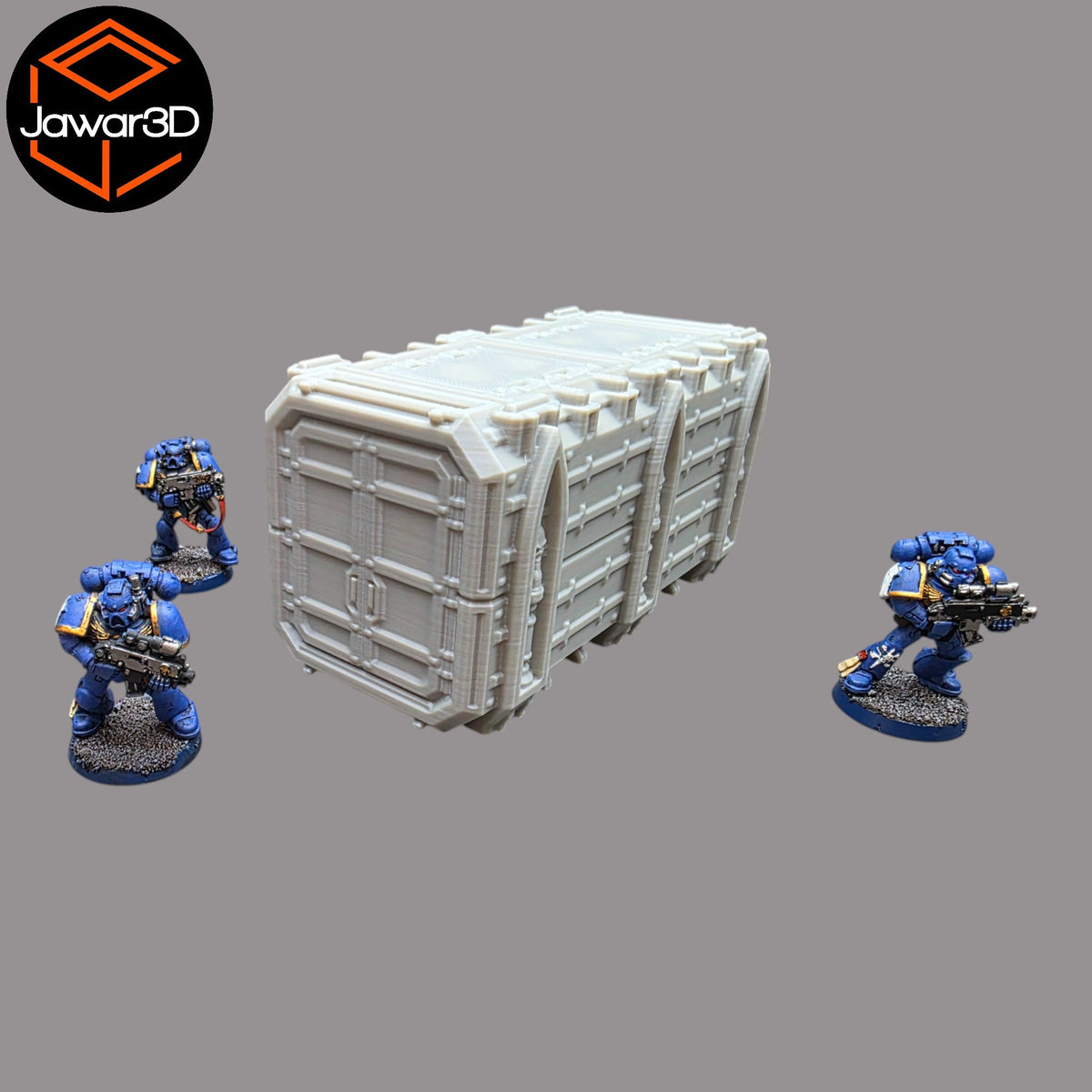Gothic Container #4 - 28mm Wargaming Scatter Terrain Scenery Tabletop Miniature Jawar3d