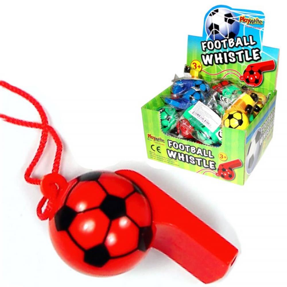 Children's Football Whistle & Cord (assorted colours) Curious Minds