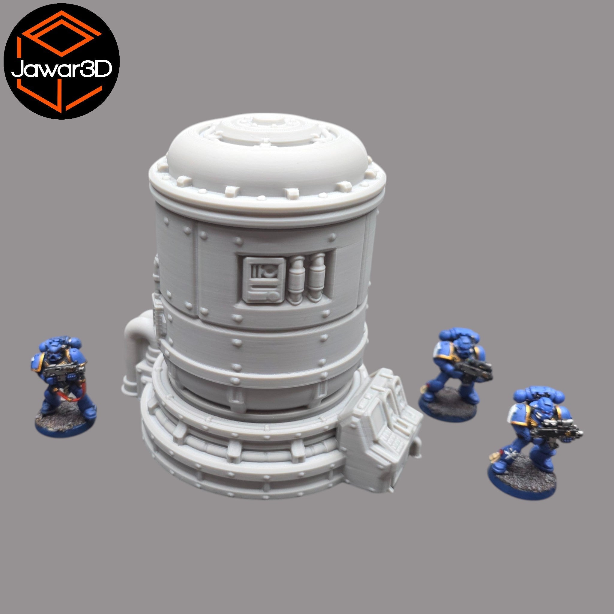 Production Silo - 28mm Wargaming Scatter Terrain Scenery Tabletop Jawar3d