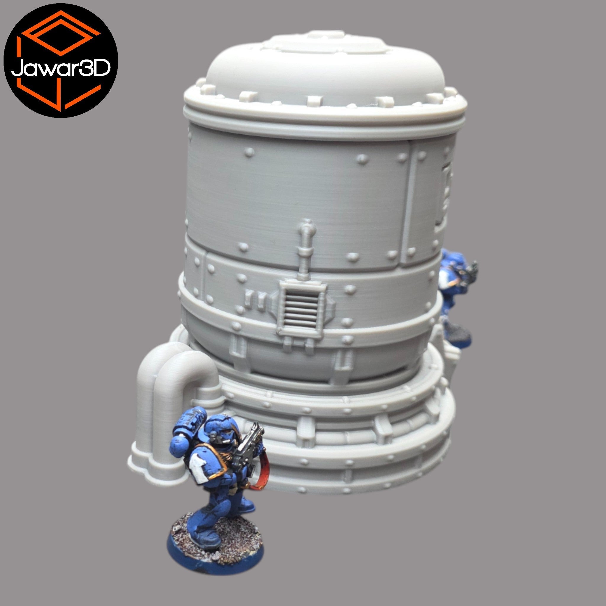 Production Silo - 28mm Wargaming Scatter Terrain Scenery Tabletop Jawar3d