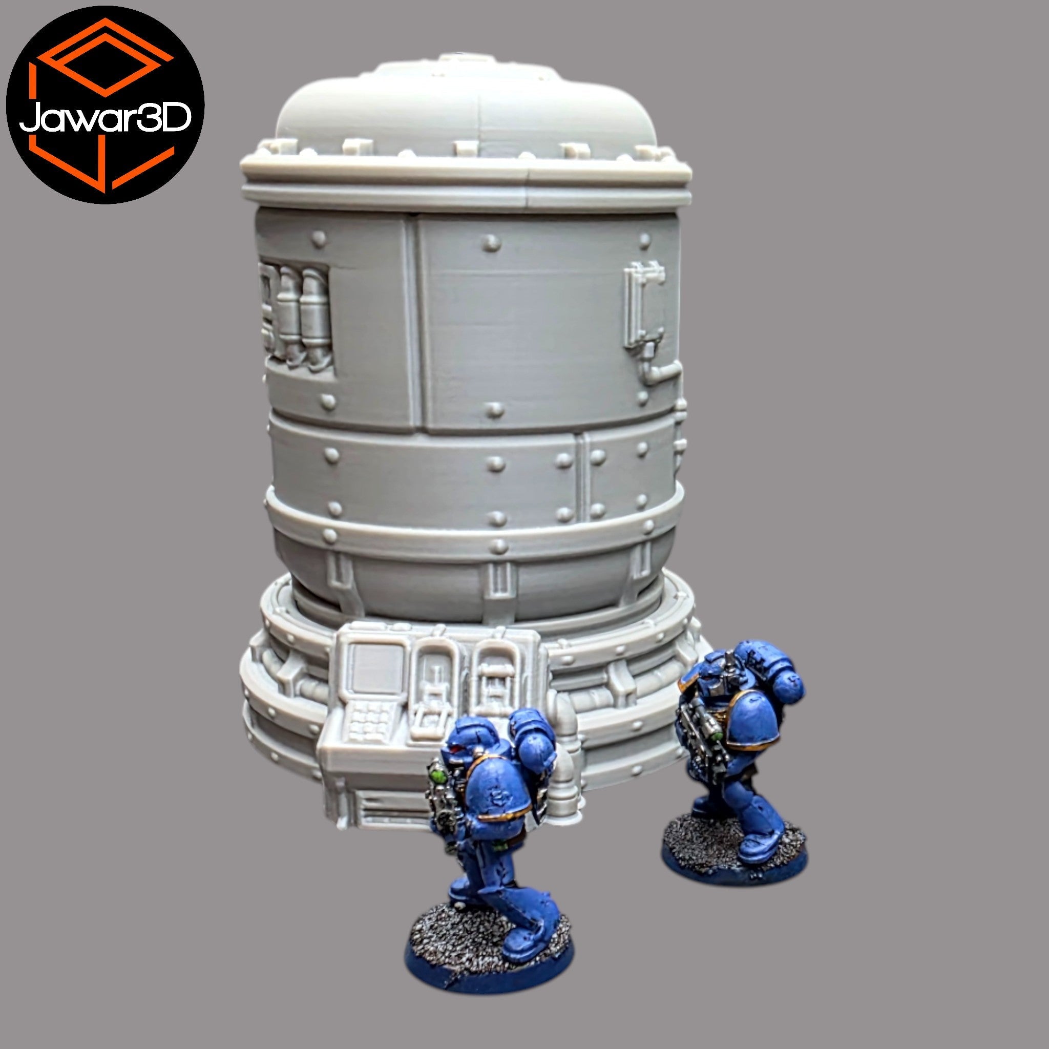 Production Silo - 28mm Wargaming Scatter Terrain Scenery Tabletop Jawar3d