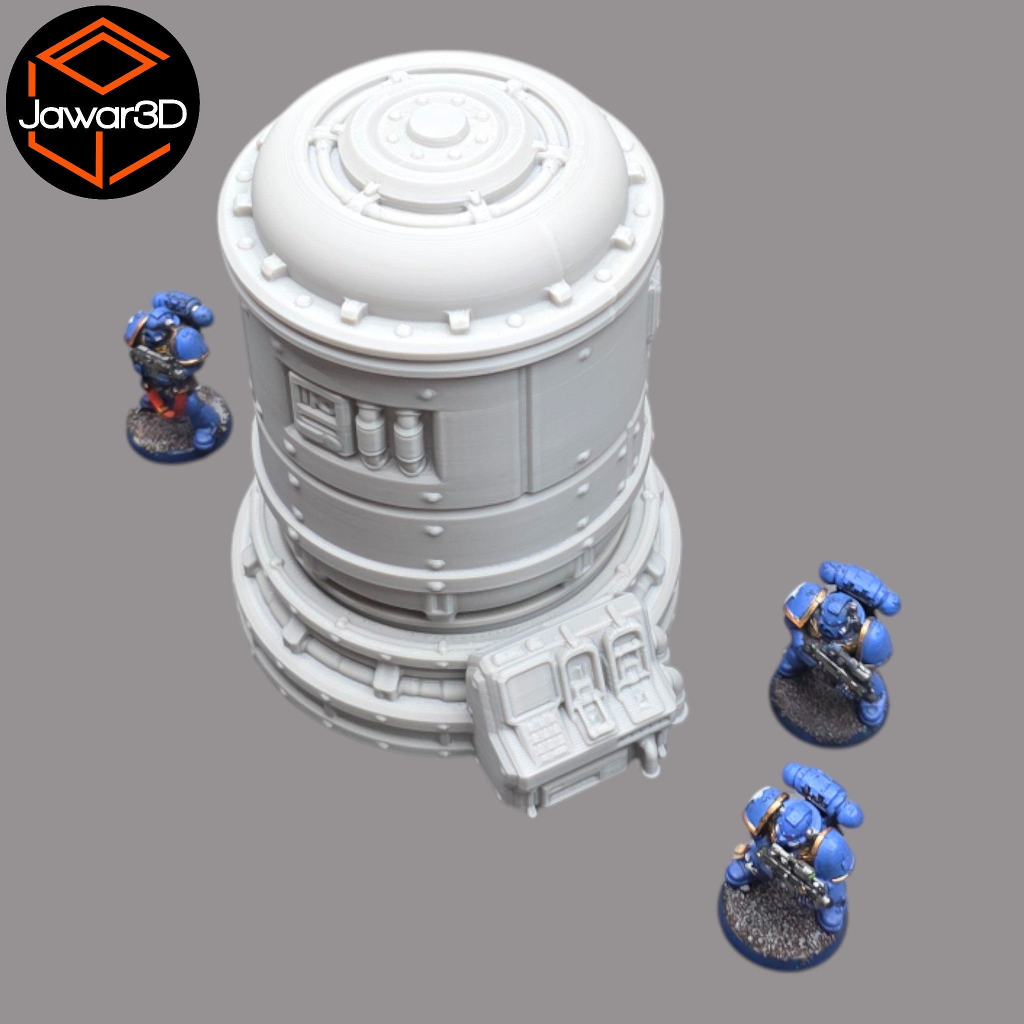Production Silo - 28mm Wargaming Scatter Terrain Scenery Tabletop Jawar3d