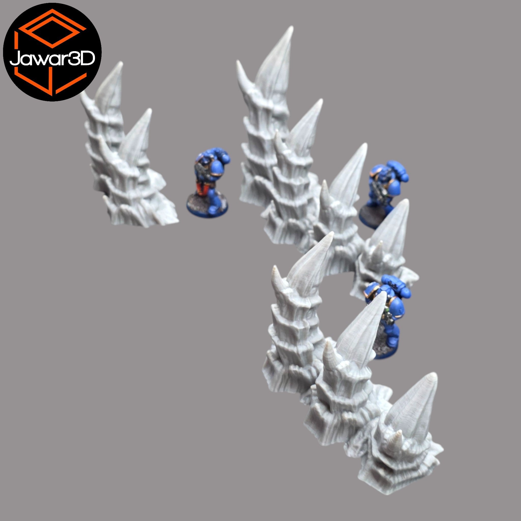 Hive Spikes - 28mm Wargaming Scatter Terrain Scenery Tabletop Jawar3d