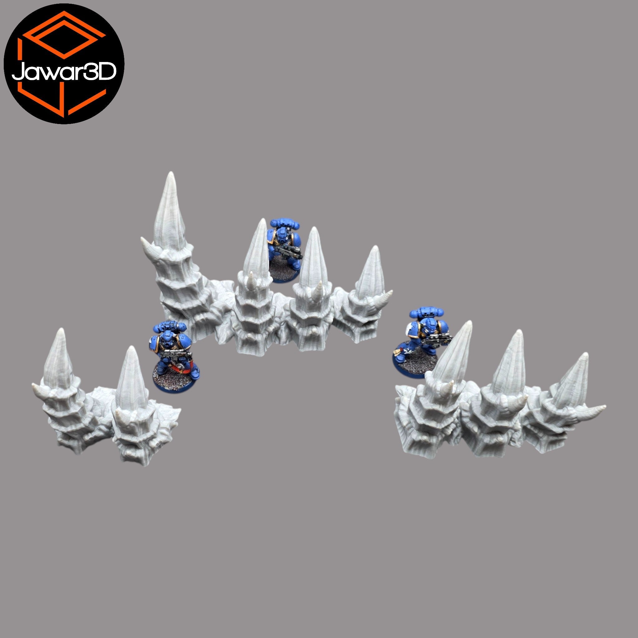 Hive Spikes - 28mm Wargaming Scatter Terrain Scenery Tabletop Jawar3d