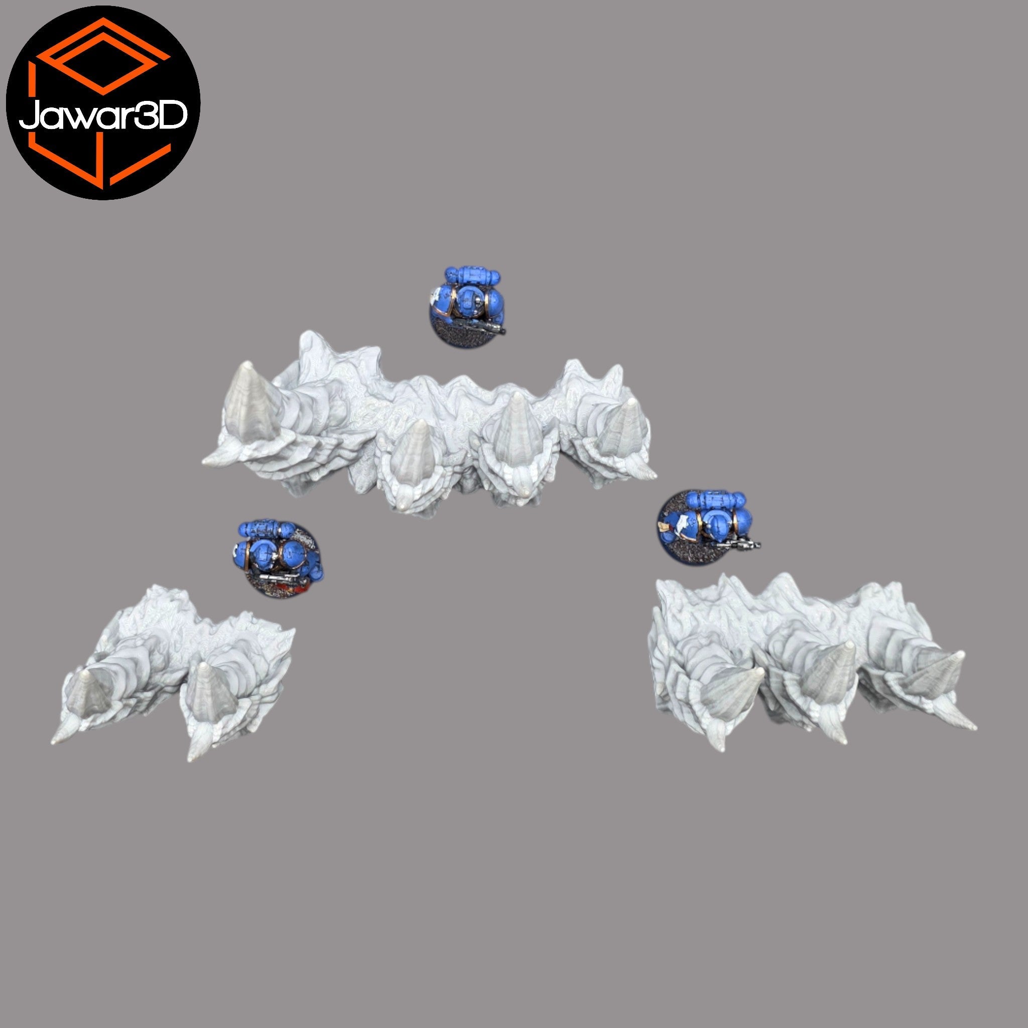 Hive Spikes - 28mm Wargaming Scatter Terrain Scenery Tabletop Jawar3d