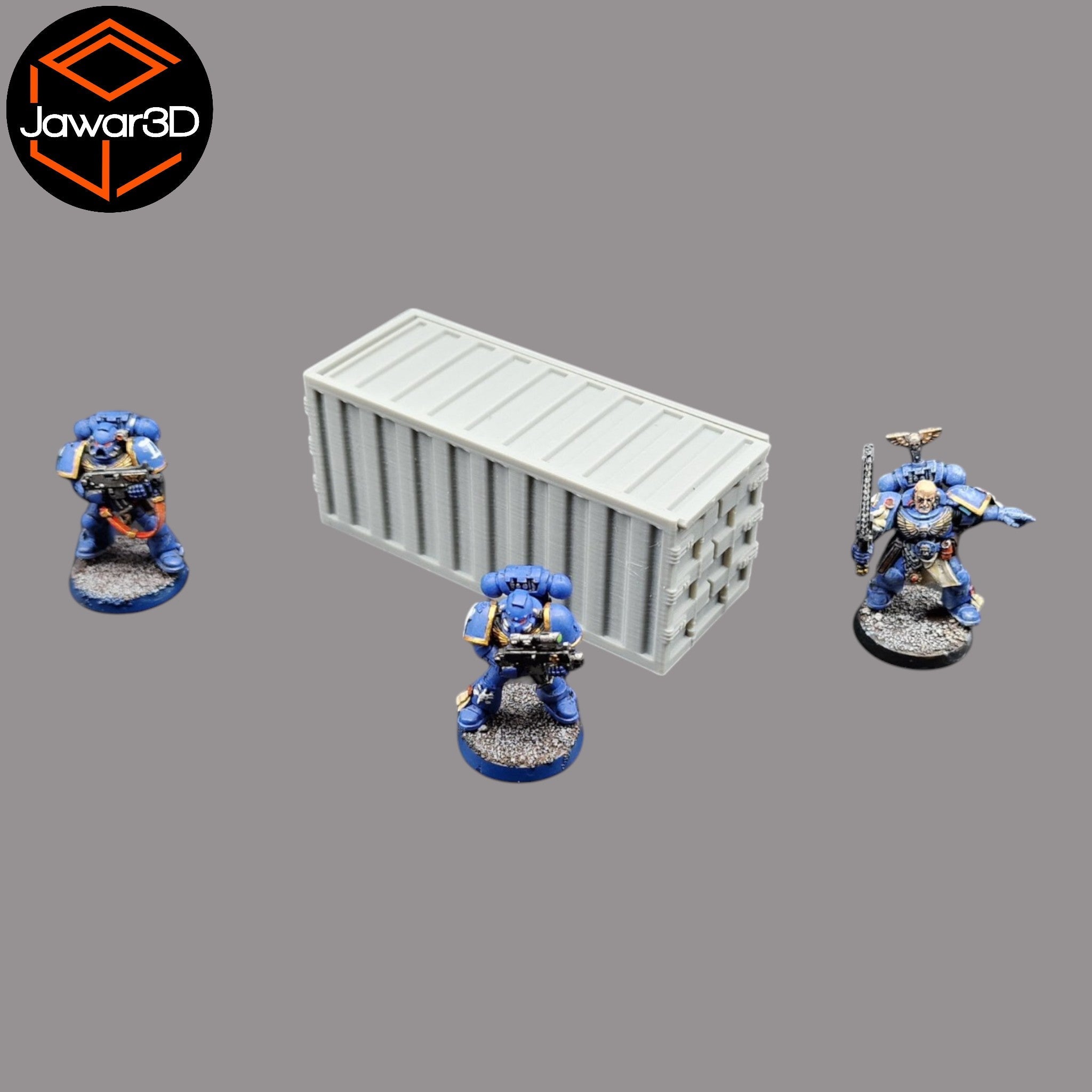 Shipping Container - 28mm Wargaming Scatter Terrain Scenery Tabletop Miniature Jawar3d