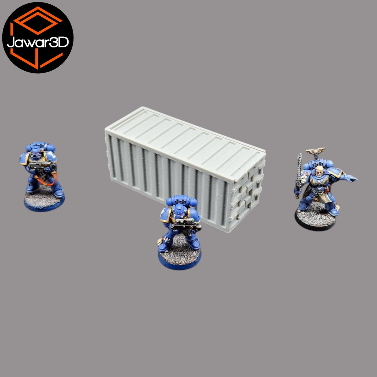 Shipping Container - 28mm Wargaming Scatter Terrain Scenery Tabletop Miniature Jawar3d