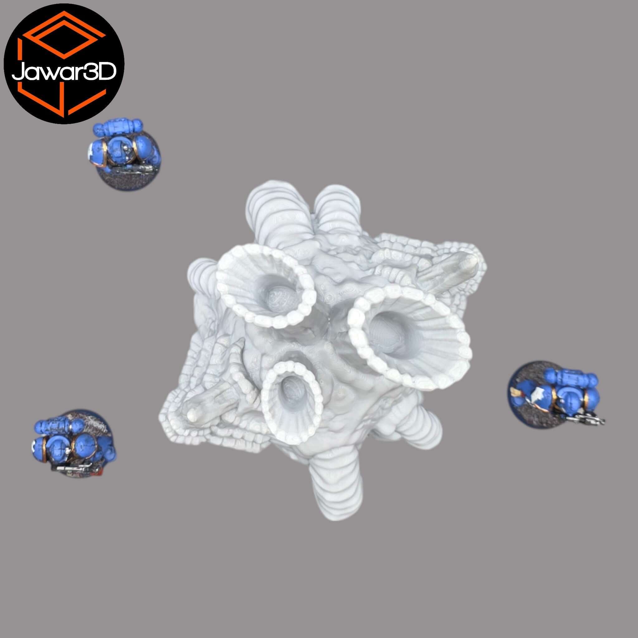 Hive Smokestack #1 - 28mm Wargaming Scatter Terrain Scenery Tabletop Jawar3d