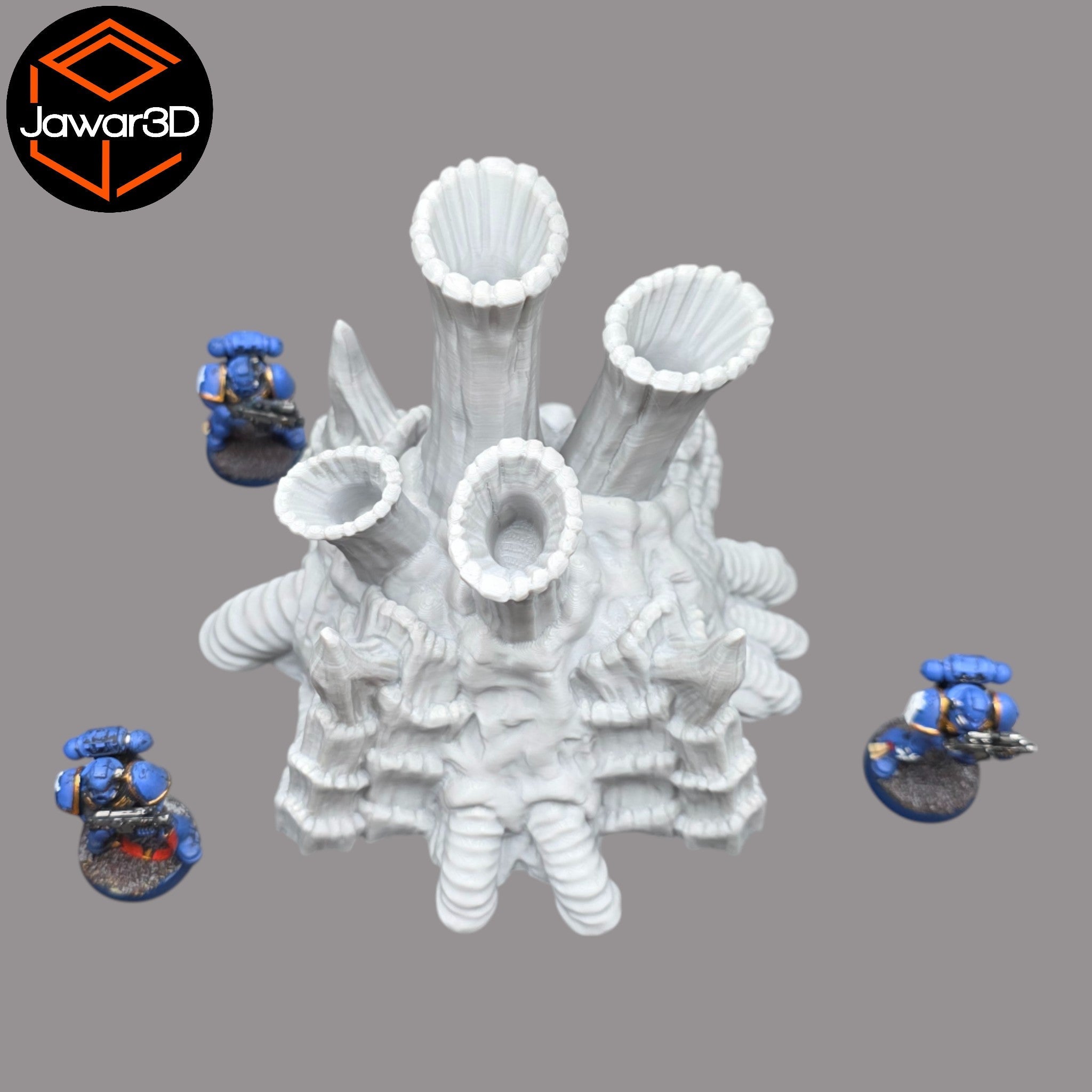 Hive Smokestack #2 - 28mm Wargaming Scatter Terrain Scenery Tabletop Jawar3d