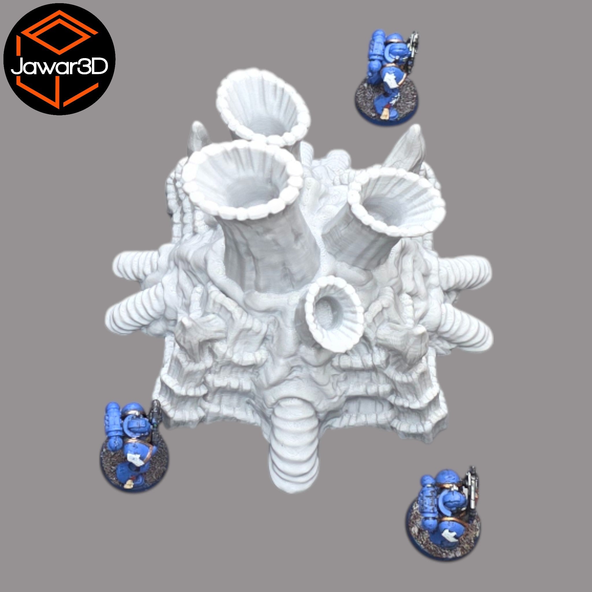 Hive Smokestack #2 - 28mm Wargaming Scatter Terrain Scenery Tabletop Jawar3d