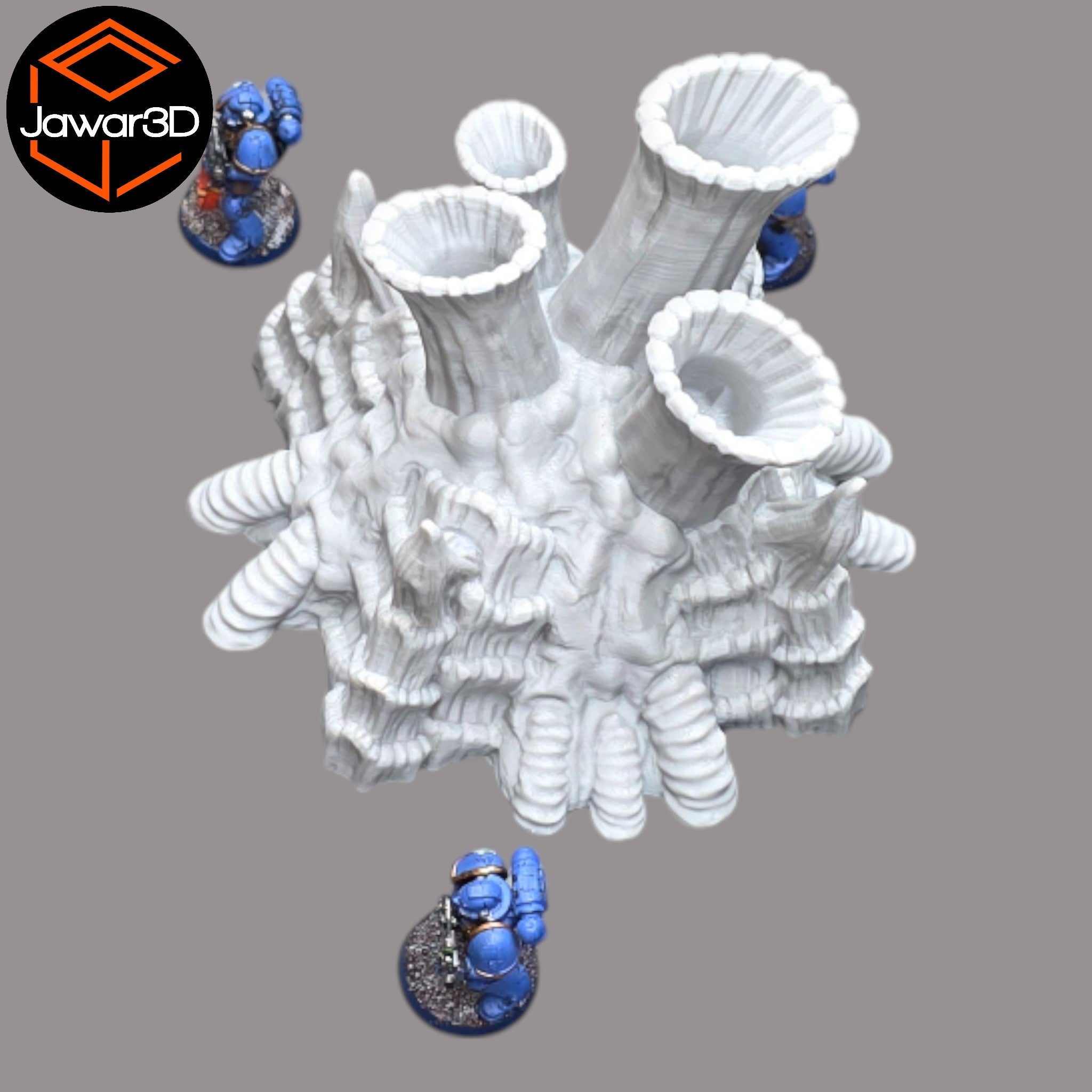 Hive Smokestack #2 - 28mm Wargaming Scatter Terrain Scenery Tabletop Jawar3d