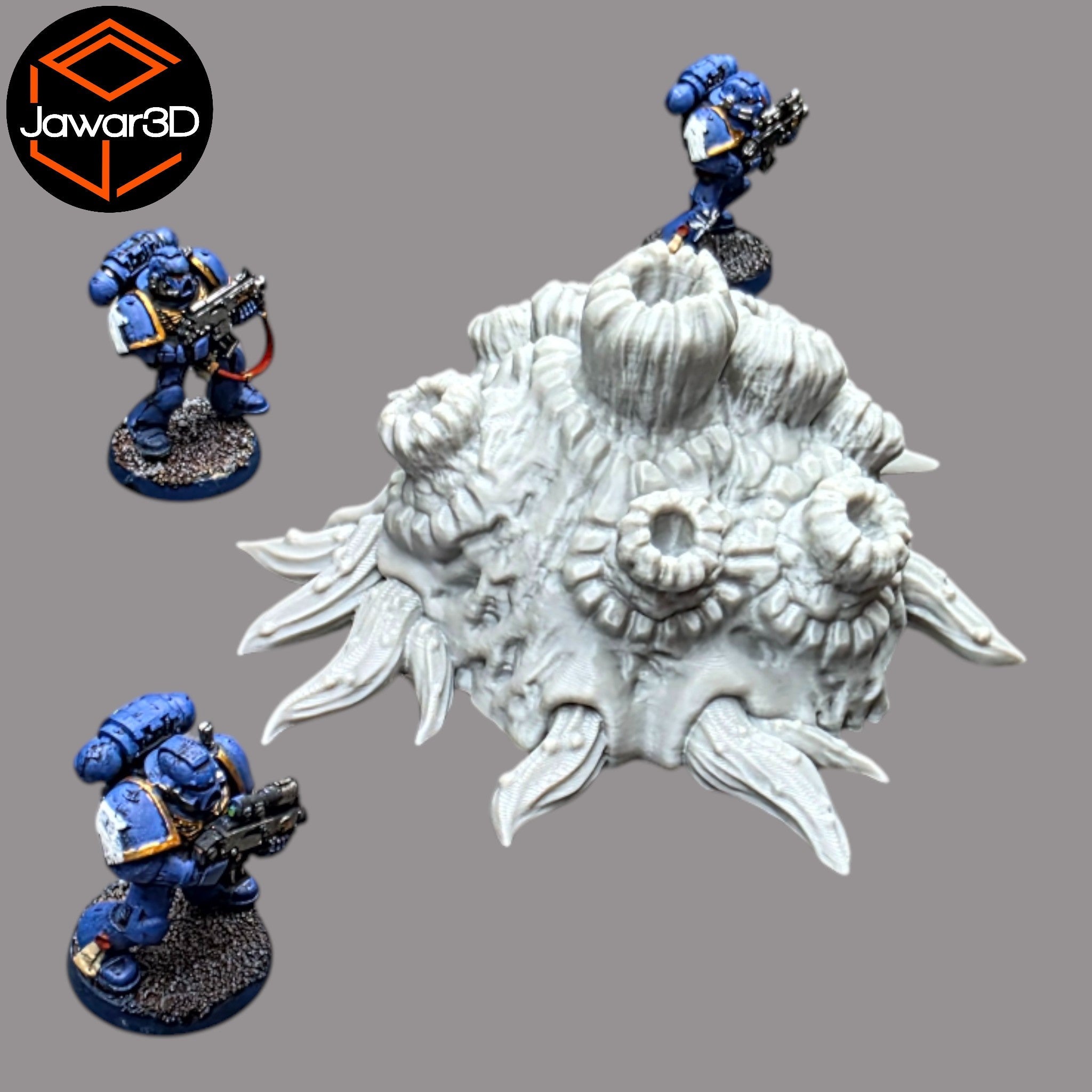 Hive Barnacle #3 - 28mm Wargaming Scatter Terrain Scenery Tabletop Jawar3d