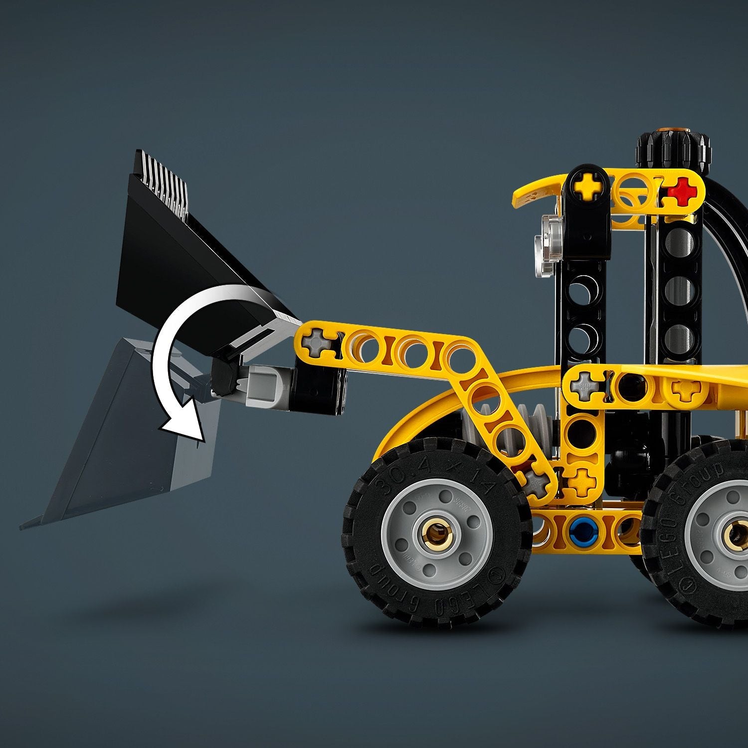 Lego Technic 42197 Backhoe Loader Buildable Playset for Ages 7 and Up Curious Minds