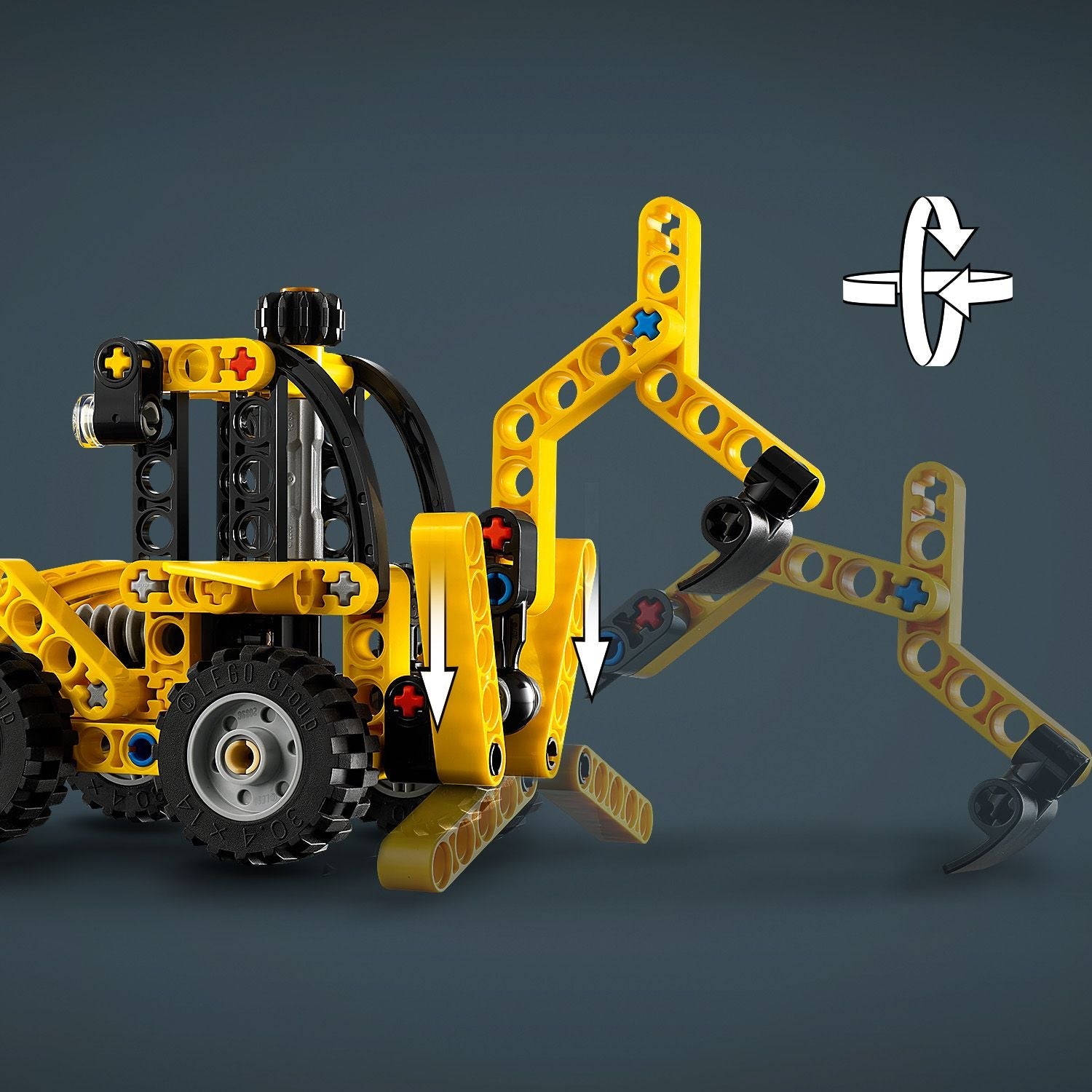 Lego Technic 42197 Backhoe Loader Buildable Playset for Ages 7 and Up Curious Minds