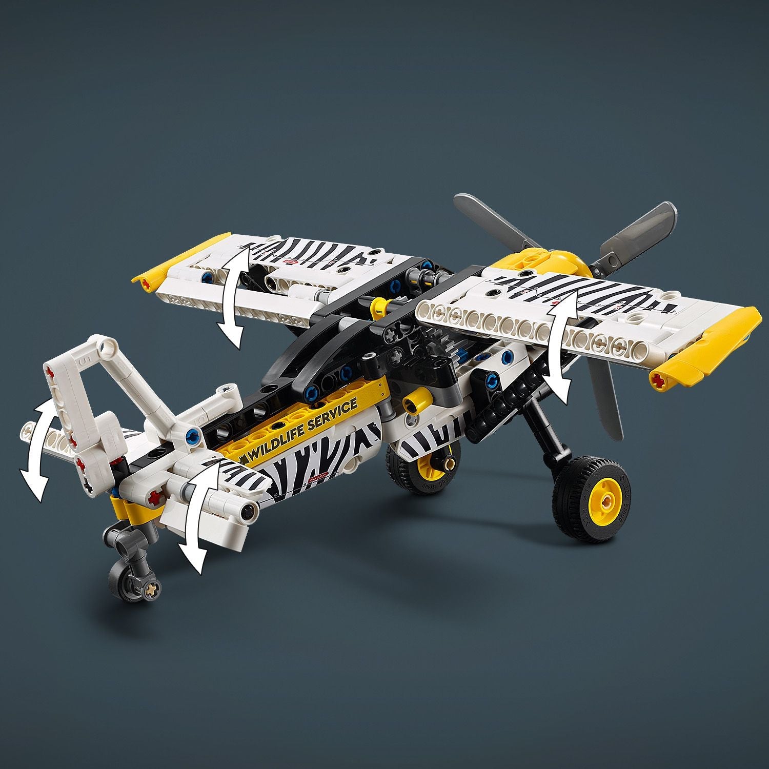 Lego Technic 42198 Bush Plane Buildable Toy Playset for Ages 8 and Up Curious Minds