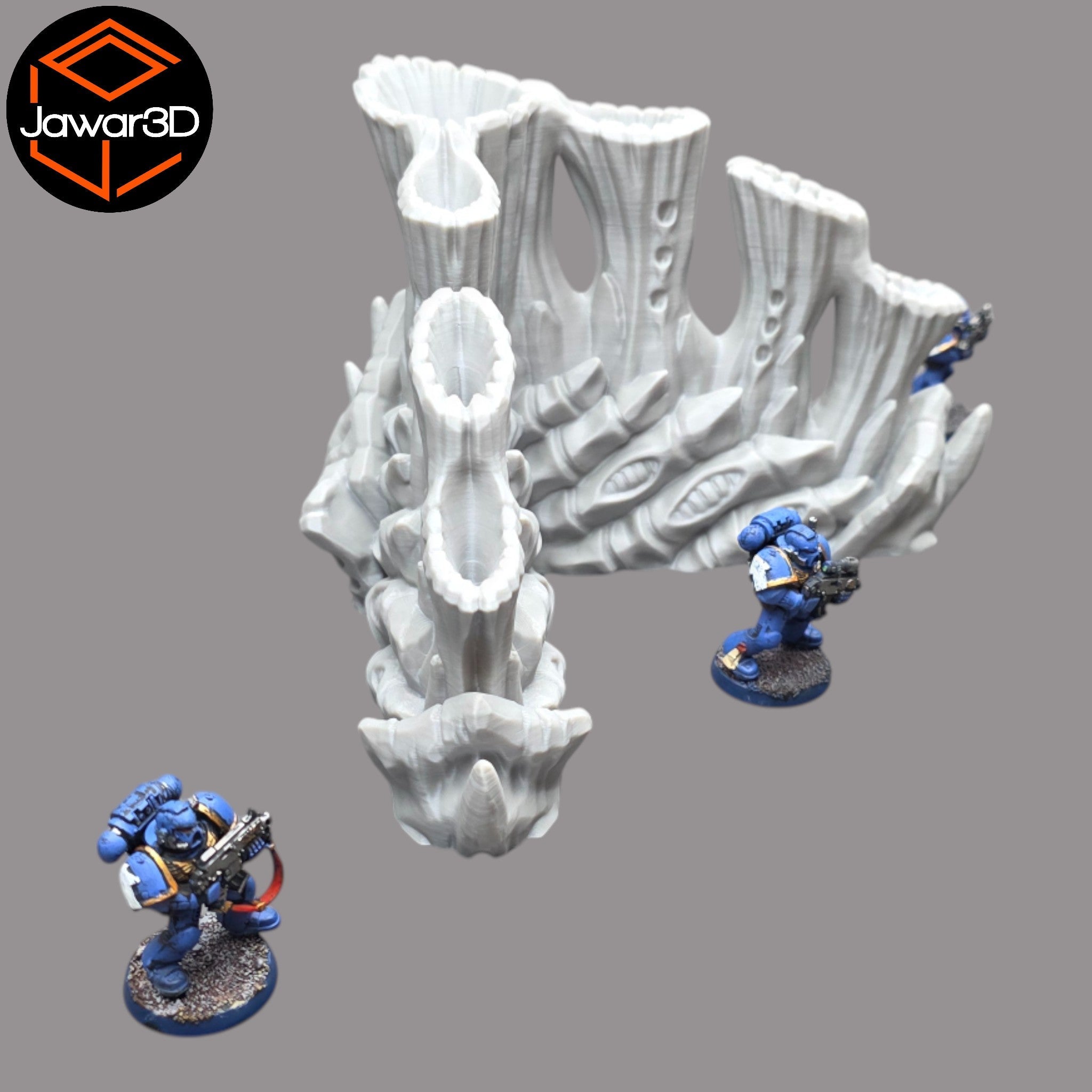 Hive Smokestack #3 - 28mm Wargaming Scatter Terrain Scenery Tabletop Jawar3d