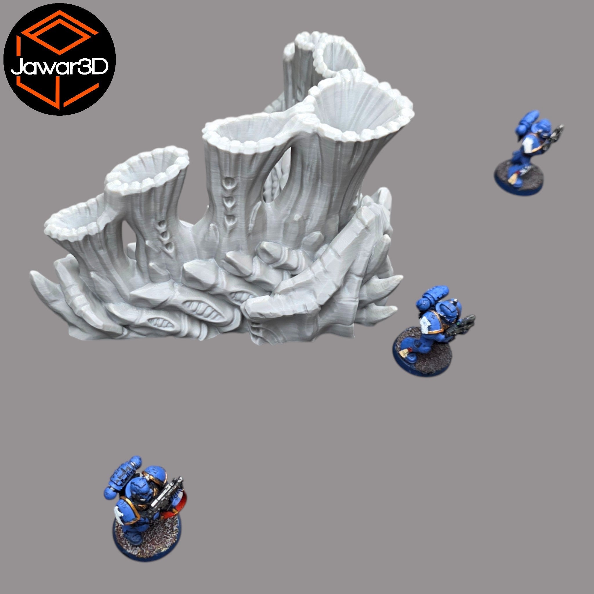 Hive Smokestack #3 - 28mm Wargaming Scatter Terrain Scenery Tabletop Jawar3d
